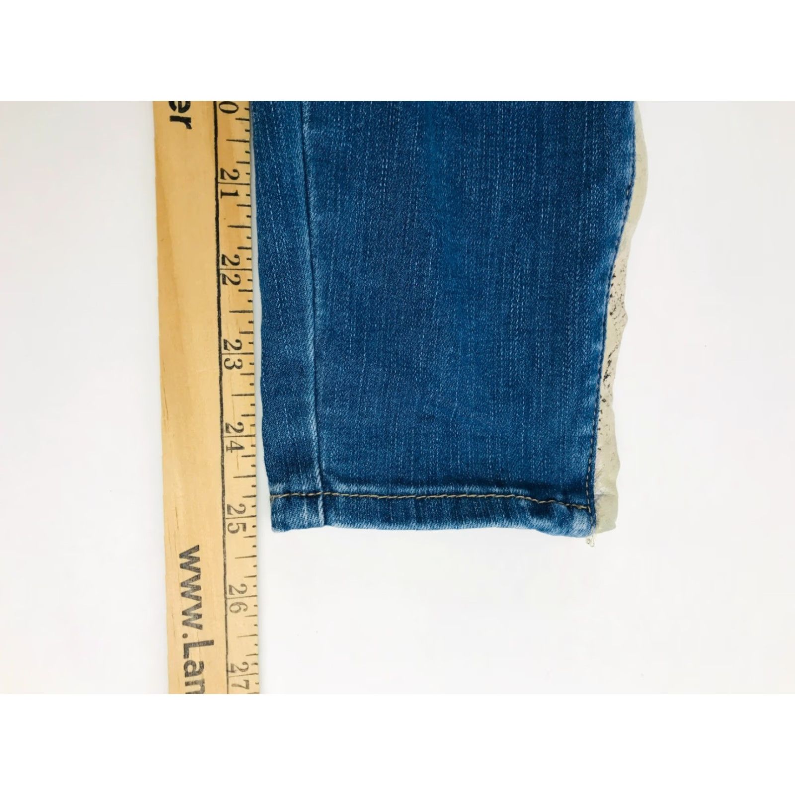 White House Black Market White House Black Market Jeans Women's Size 4P The Skinny Ankle Side Zip Hem Size 27" / US 4 / IT 40 - 4 Thumbnail