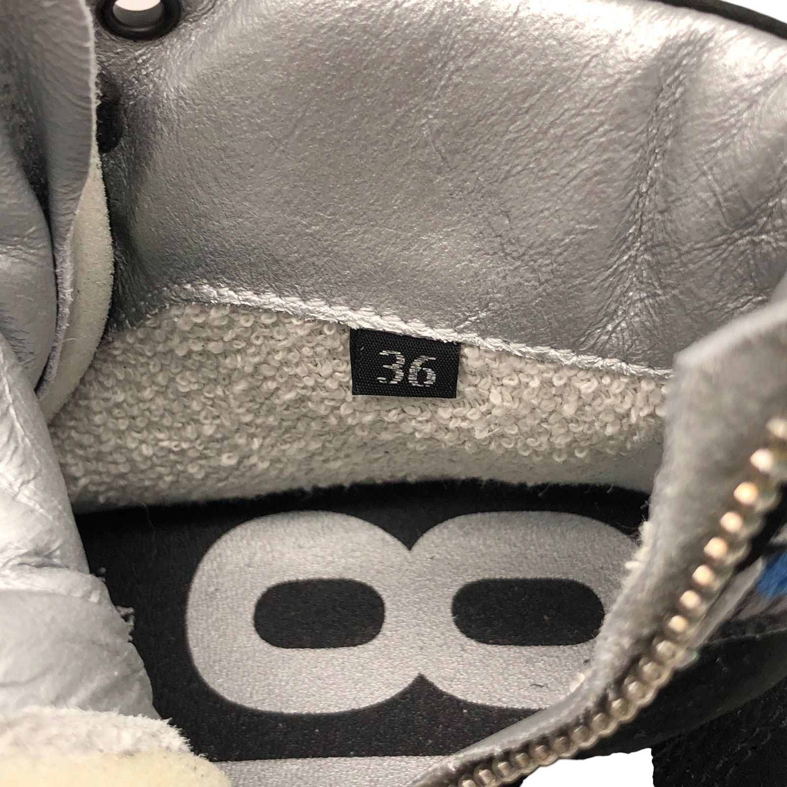 P448 P448 Womens Size 36 US 6/6.5 Taylor High Top Sneakers Black Size US 6 / IT 36 - 10 Thumbnail