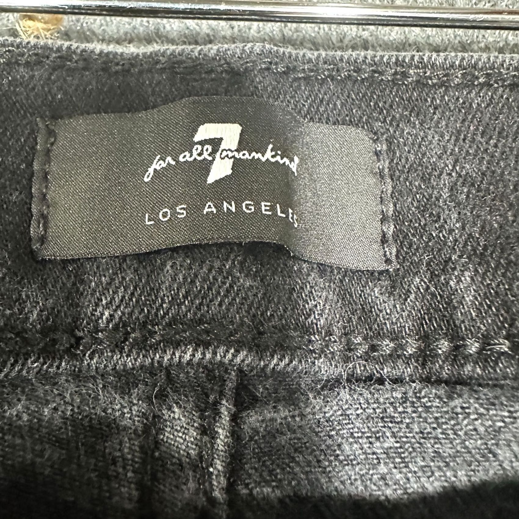 7 For All Mankind 7 For All Mankind Jeans Mens 34 Regular Stretch 5-Pocket Design Black Denim Cotton Blend Pockets Size US 34 / EU 50 - 5 Thumbnail