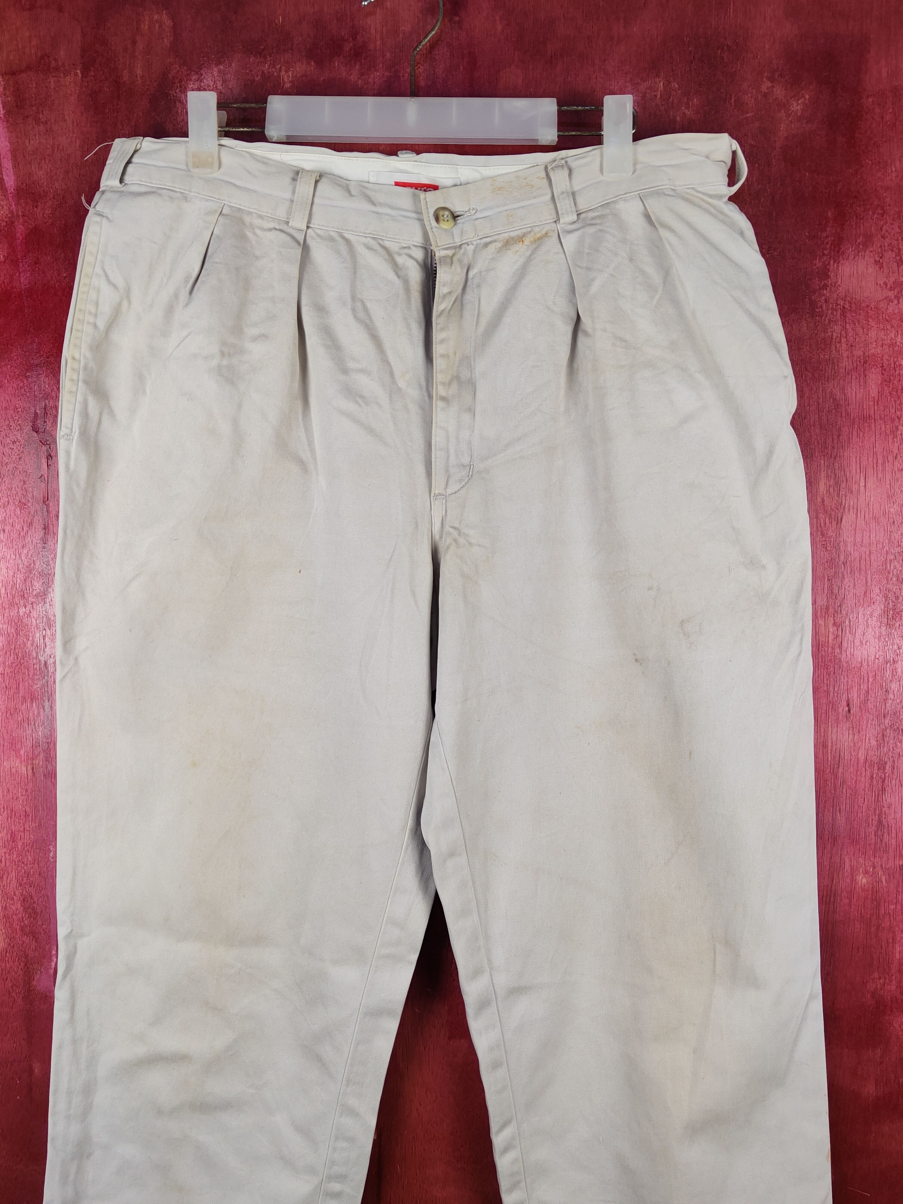Levi's Levis Beige Multipocket Casual Pants #S2285 Size US 35 - 2 Thumbnail