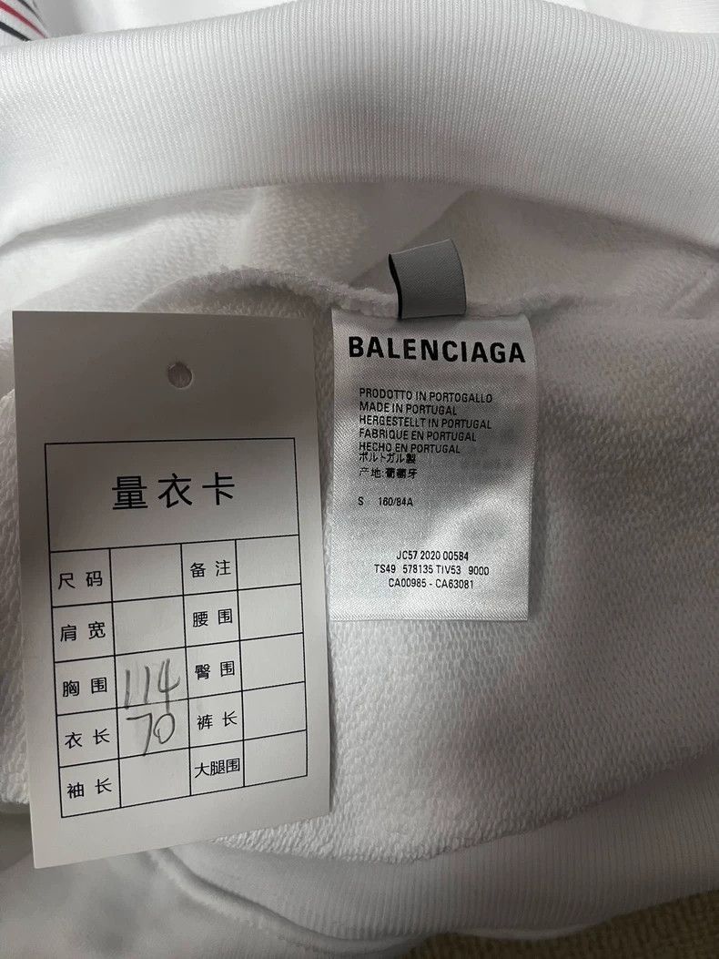 Balenciaga Balenciaga Balenciaga Wave Logo Hooded Sweatshirt-2506 Size US S / EU 44-46 / 1 - 6 Thumbnail