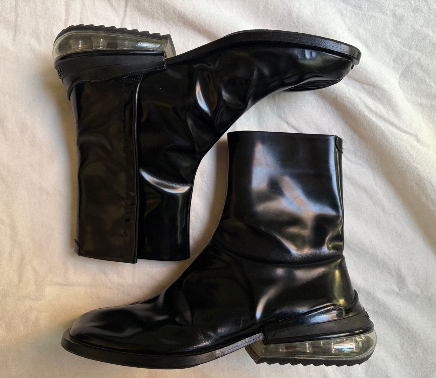Maison Margiela RARE Maison Margiela Tabi Boots Air Bag Heel Sole MM6 ankle Size US 9 / EU 42 - 2 Thumbnail