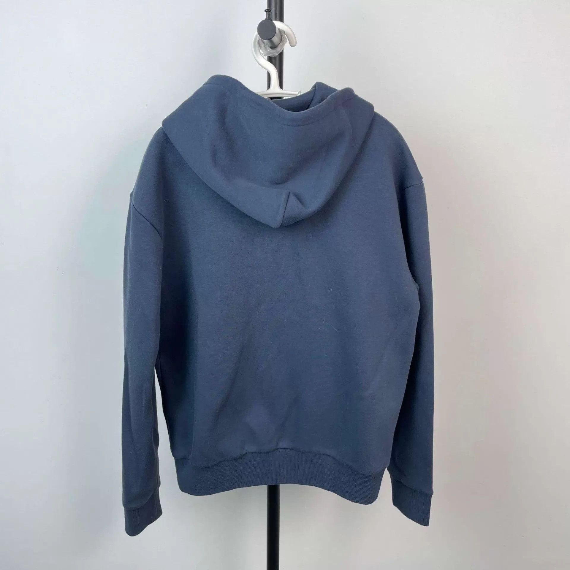 Louis Vuitton LV Cotton Embroidered Logo Zipper Blue S Hoodie Size S / US 4 / IT 40 - 2 Thumbnail
