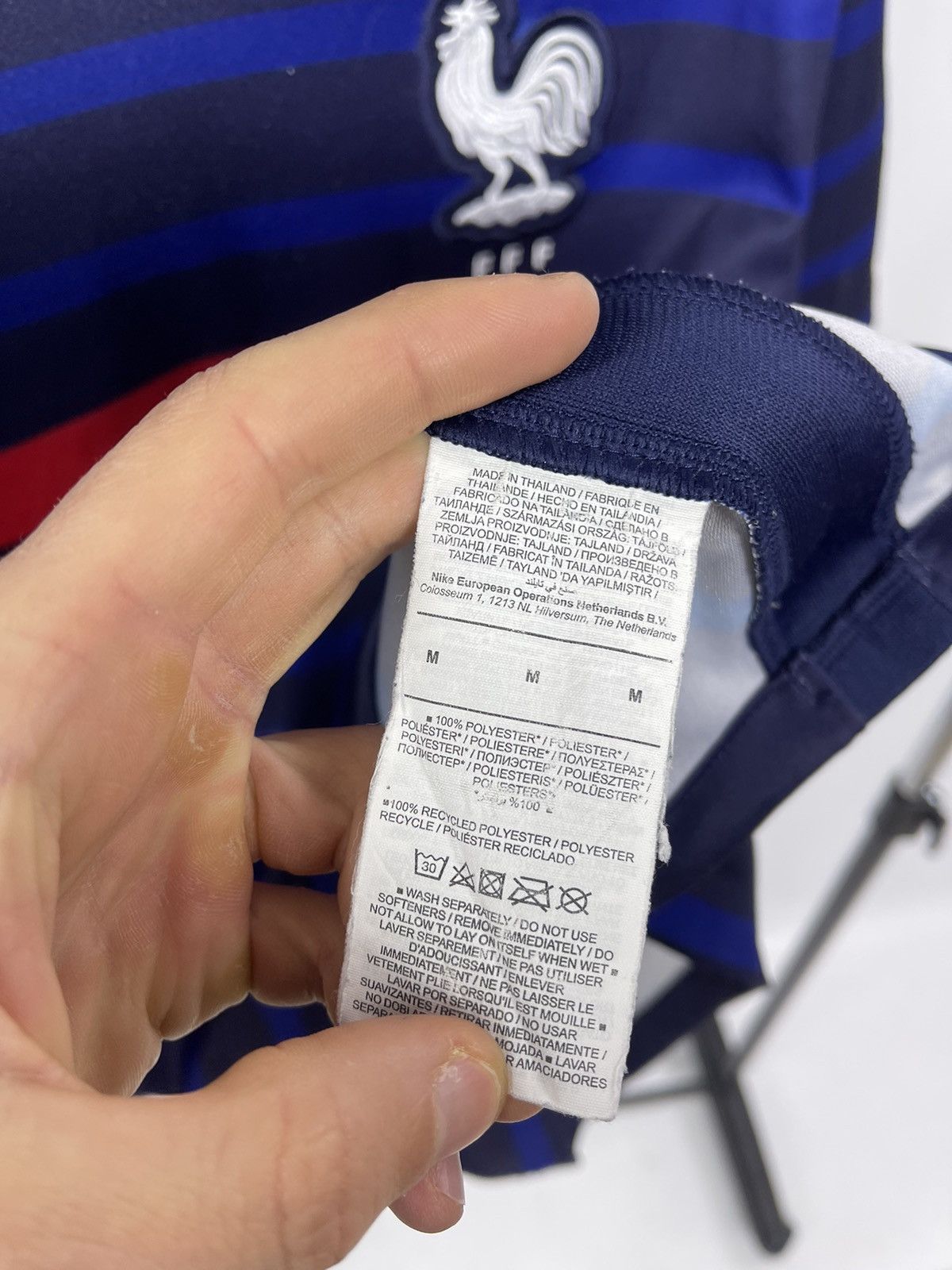 Nike France National Team Home Jersey Season 2020/2022 Size M Size US M / EU 48-50 / 2 - 4 Thumbnail