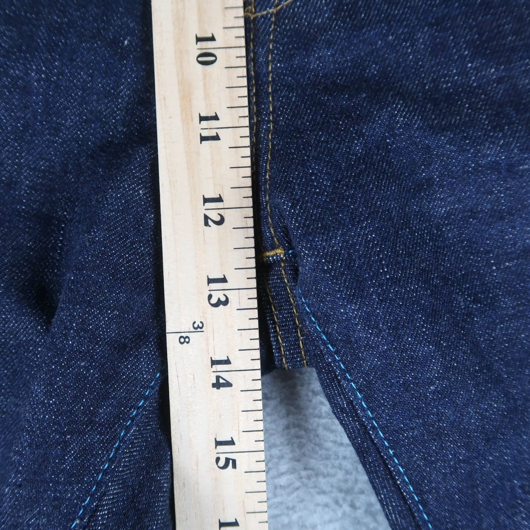 Japan Blue Japan Blue Jeans Mens 32x31.5 Straight Cotton Raw Denim Made in Japan Size US 32 / EU 48 - 7 Thumbnail