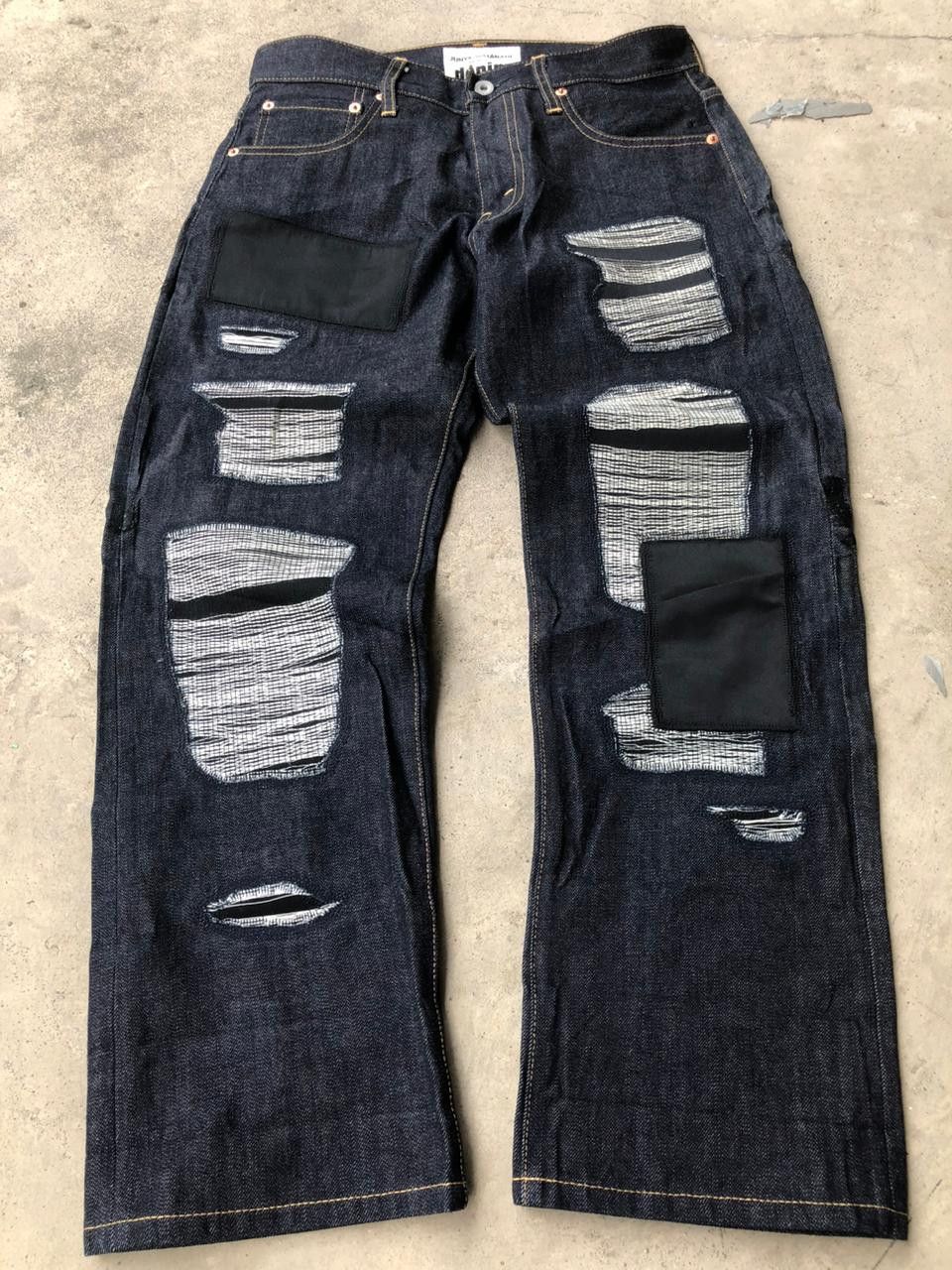 Junya Watanabe Junya Watanabe Sashiko Patchwork Denim Size US 29 - 1 Thumbnail