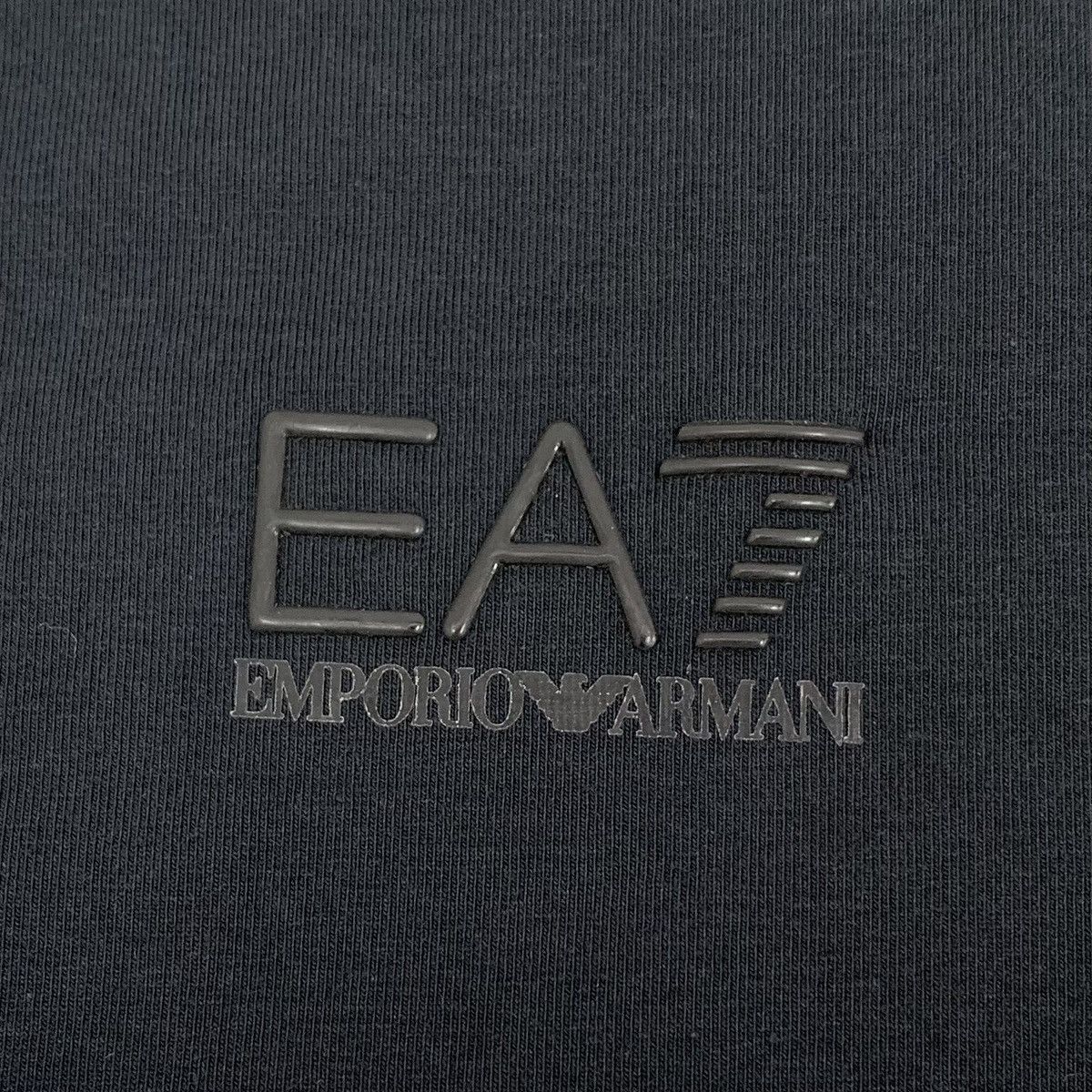 Armani Armani Black Logo Cotton Short Sleeve T-Shirt K26WX Size US M / EU 48-50 / 2 - 5 Thumbnail