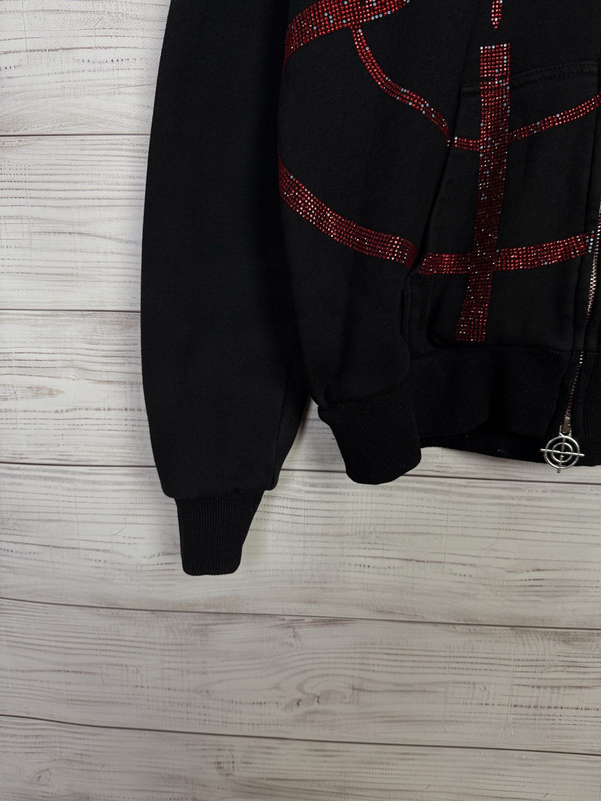 Named Collective Named Collective Mission Zip Hoodie Black/Red Target Size US M / EU 48-50 / 2 - 4 Thumbnail