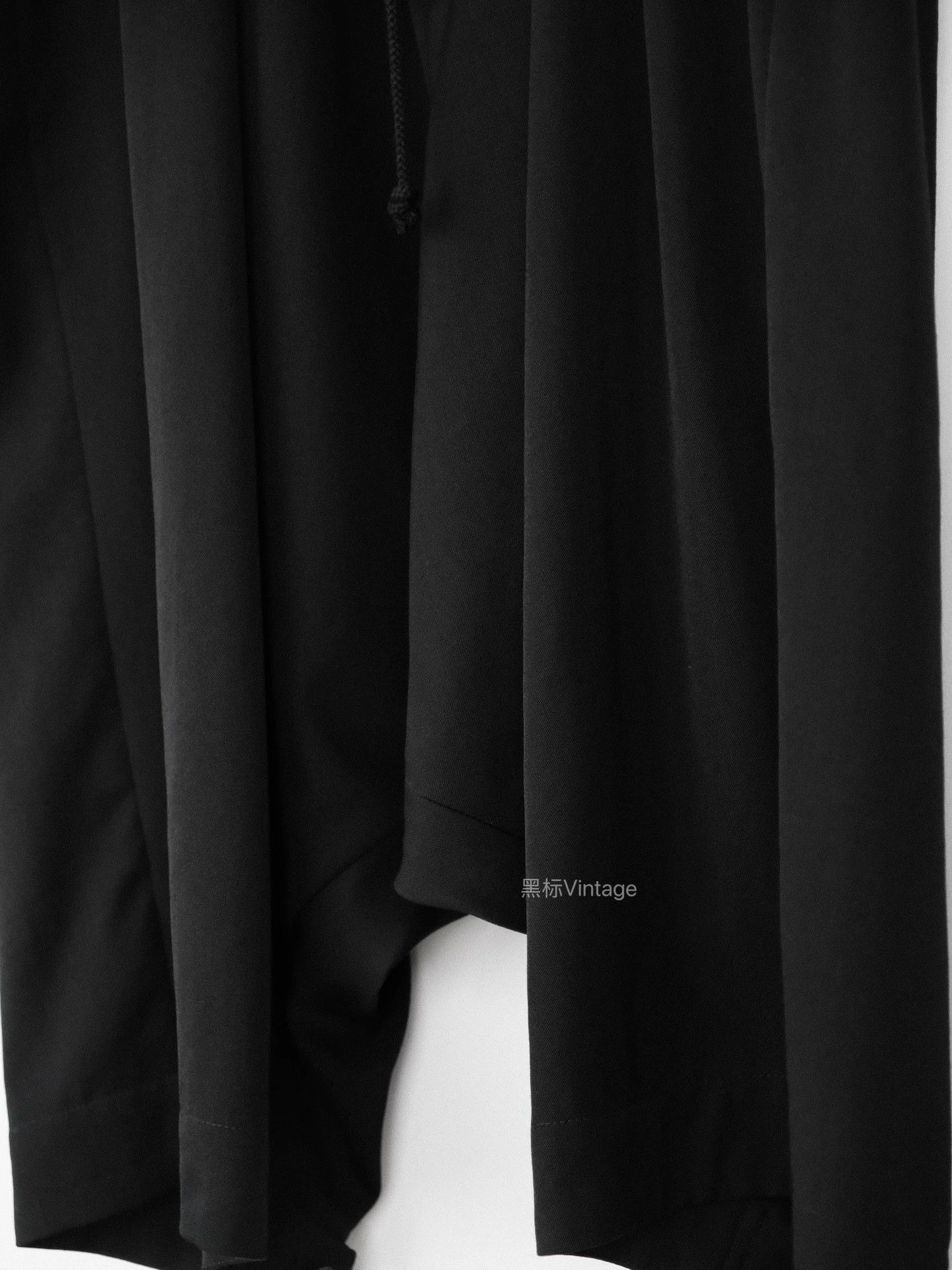 Yohji Yamamoto Yohji Yamamoto 25aw Vintage Drawstring Wide Leg 8pt Pants Size US 32 / EU 48 - 6 Thumbnail