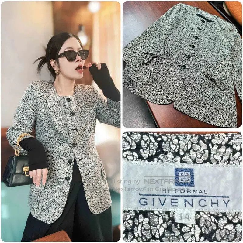 Givenchy Givenchy Color-Block Silk Women's Cardigan . Size XXS / US 00 / IT 34 - 1 Thumbnail