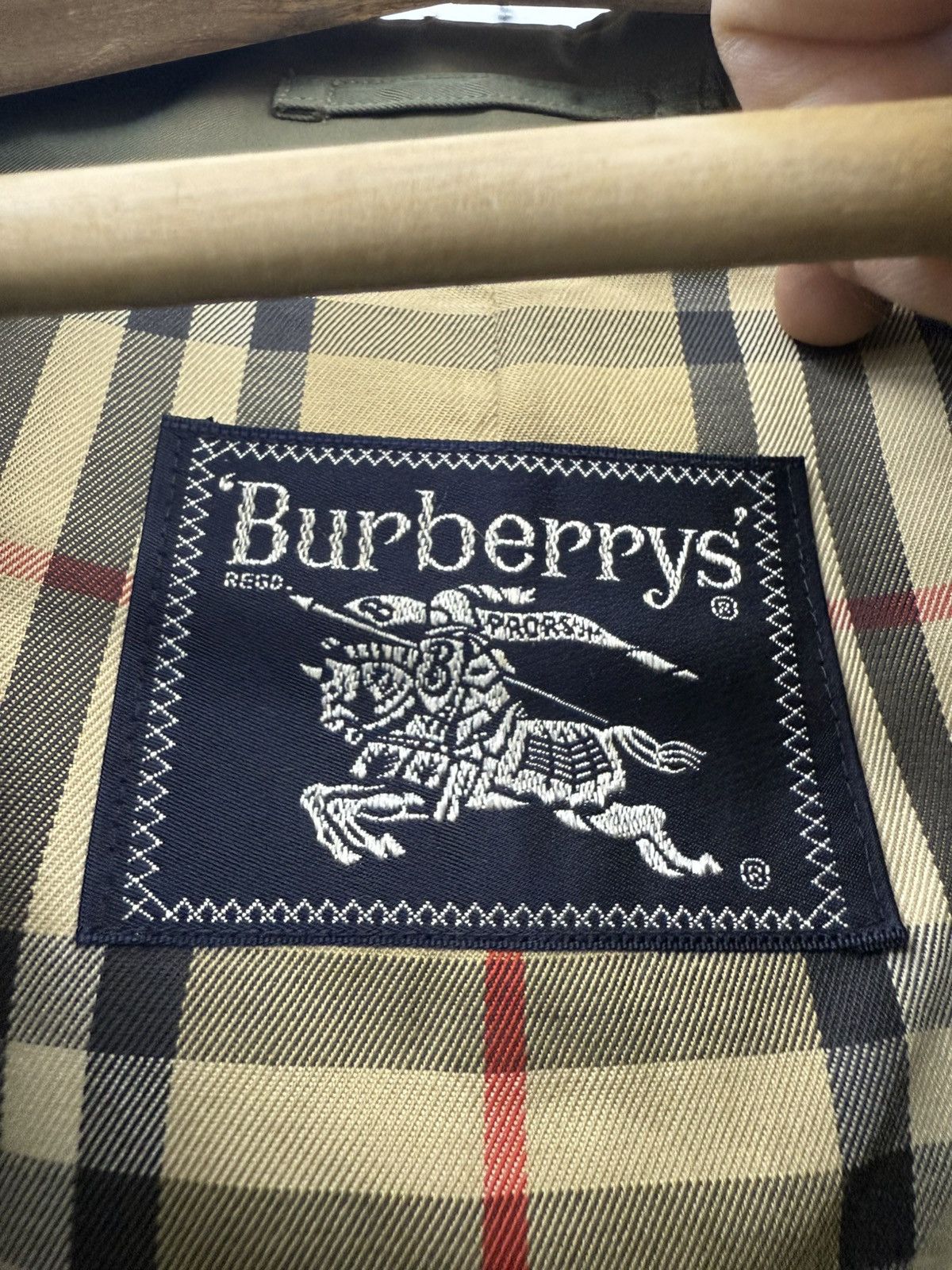 Burberry Prorsum BURBERRYS PRORSUM Trench Coat Nova Checkered Metallic Green Size US M / EU 48-50 / 2 - 4 Thumbnail