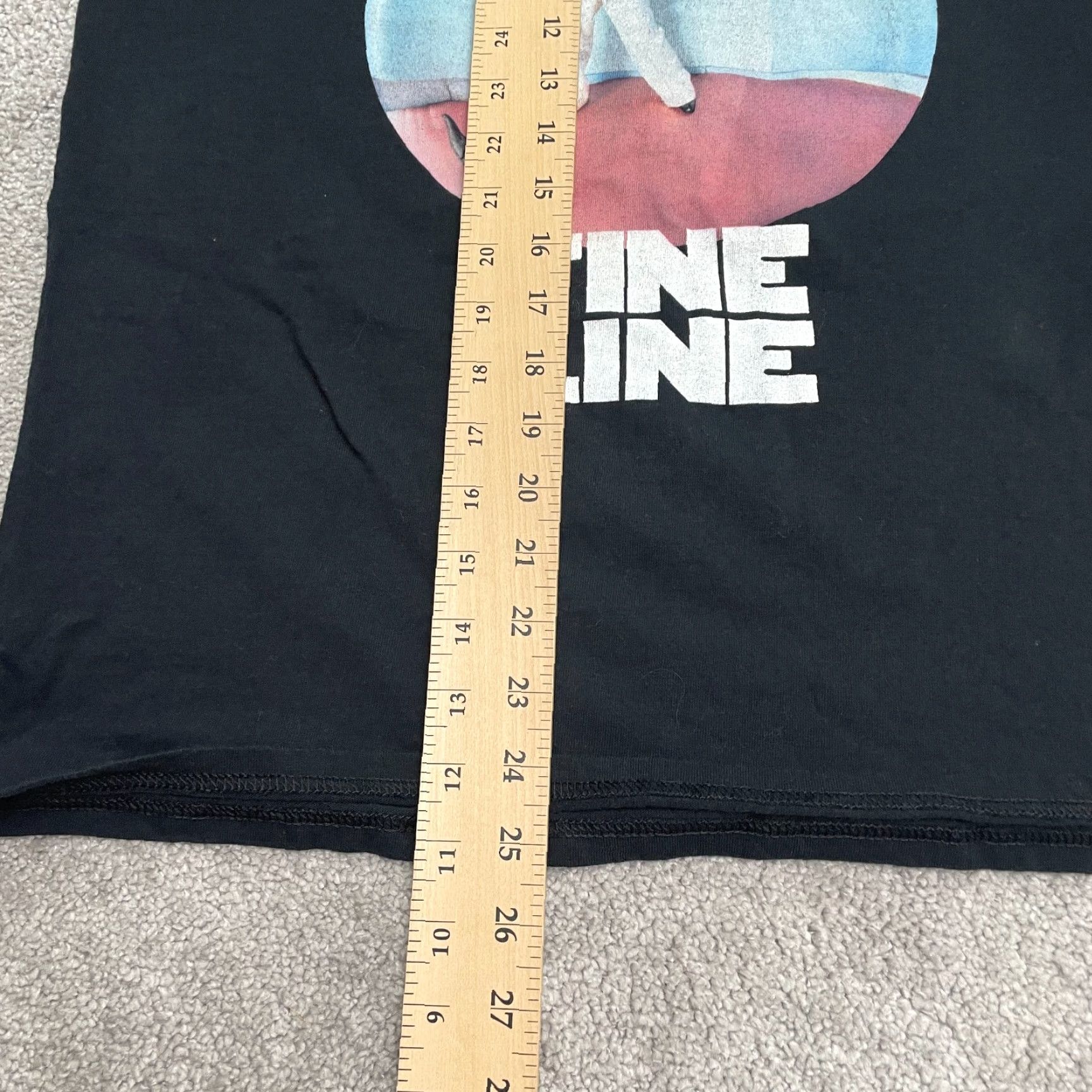 Gildan Gildan Black T-Shirt Womens Medium Graphic Print Music Tee Crew Neck Short Sleeve 100% Cotton Regular Fit Basic Casual Shirt Size M / US 6-8 / IT 42-44 - 7 Thumbnail