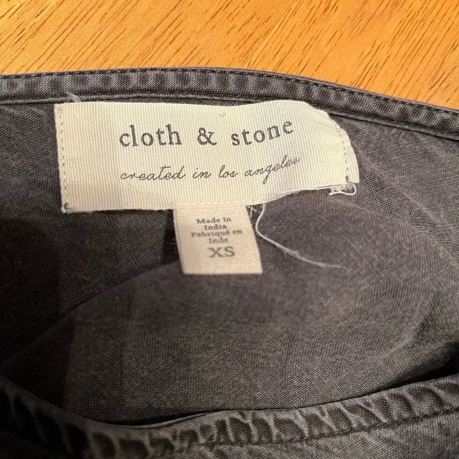 The Unbranded Brand Cloth & Stone 100% Tencel wide leg jumper, size XS Size 26" / US 2 / IT 38 - 5 Thumbnail