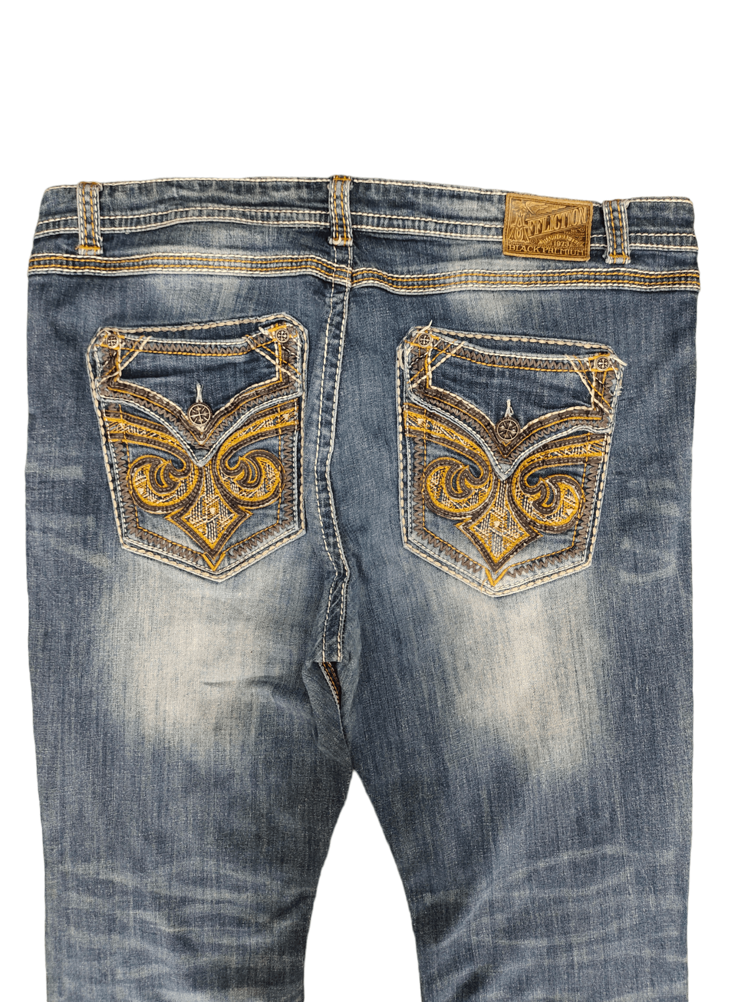 Affliction Affliction Blake Handcrafted Embroidered Jeans Y2k Ed Hardy Size US 42 / EU 58 - 3 Thumbnail
