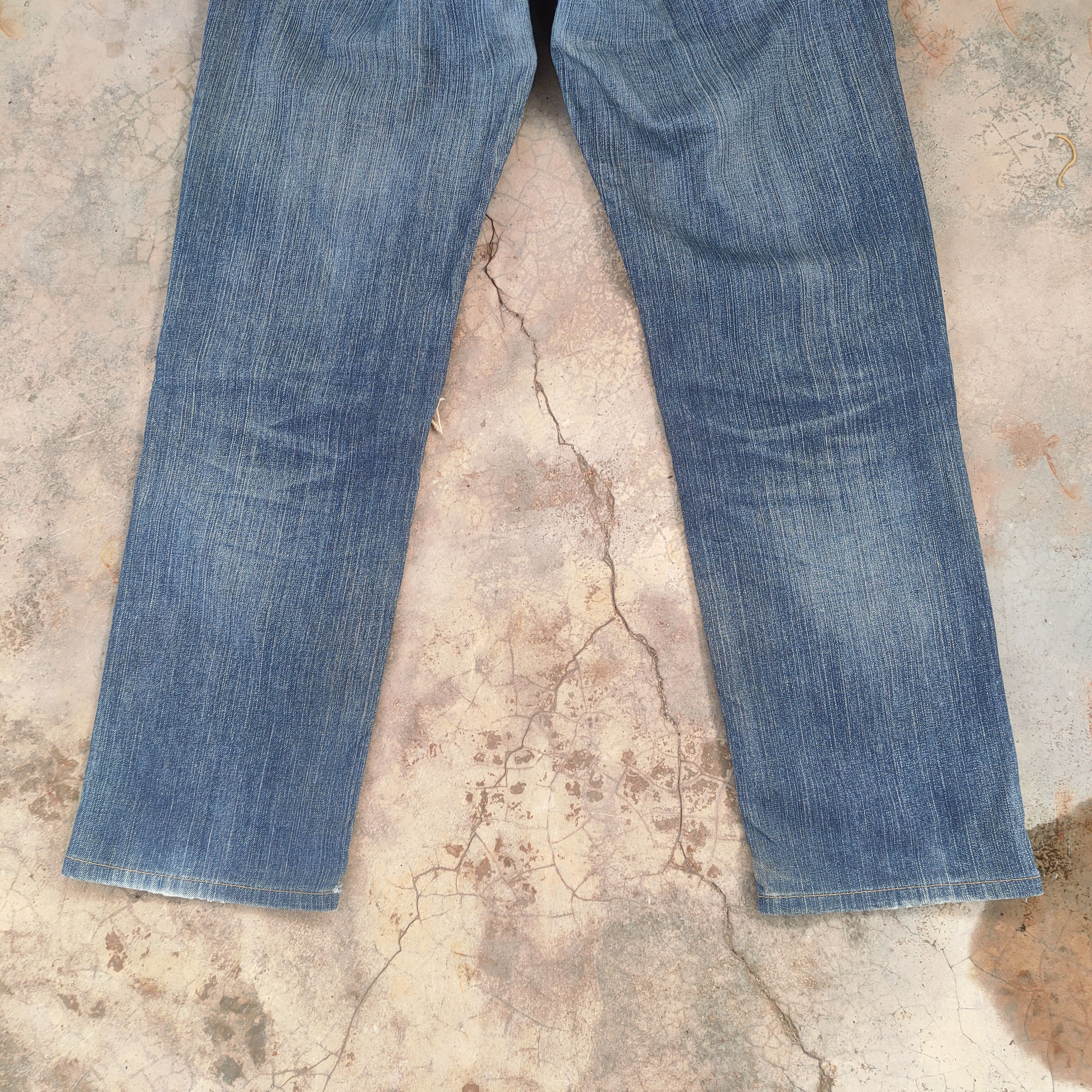 Edwin W34 VINTAGE EDWIN FADED DISTRESSED JEANS DENIM PANTS Size US 34 / EU 50 - 10 Thumbnail