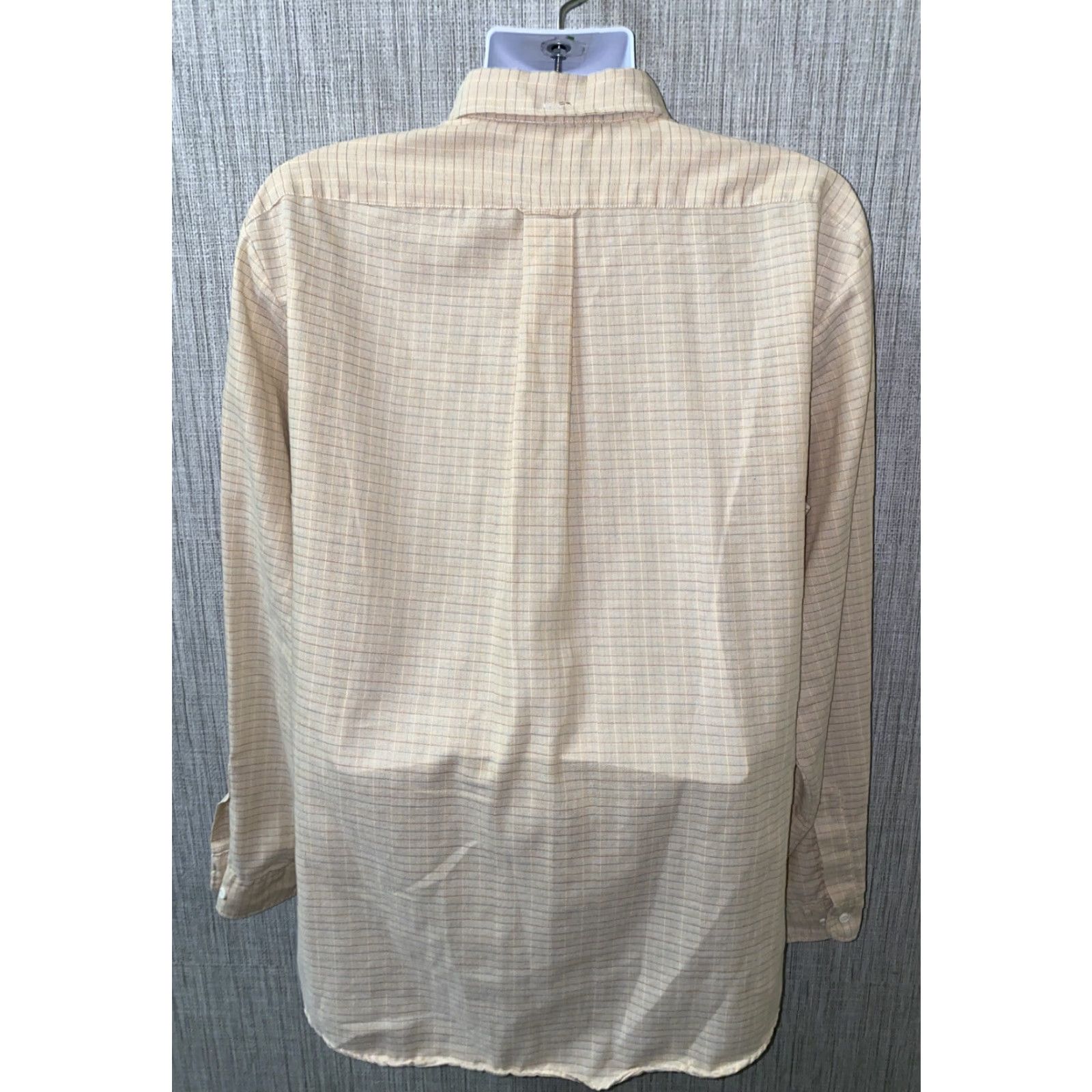 Vintage BonHomme Shirt Long Sleeve Mens Beige Checkered XL Button-Up Casual Cotton/Polyester Shirt Size XL Size US XL / EU 56 / 4 - 5 Thumbnail