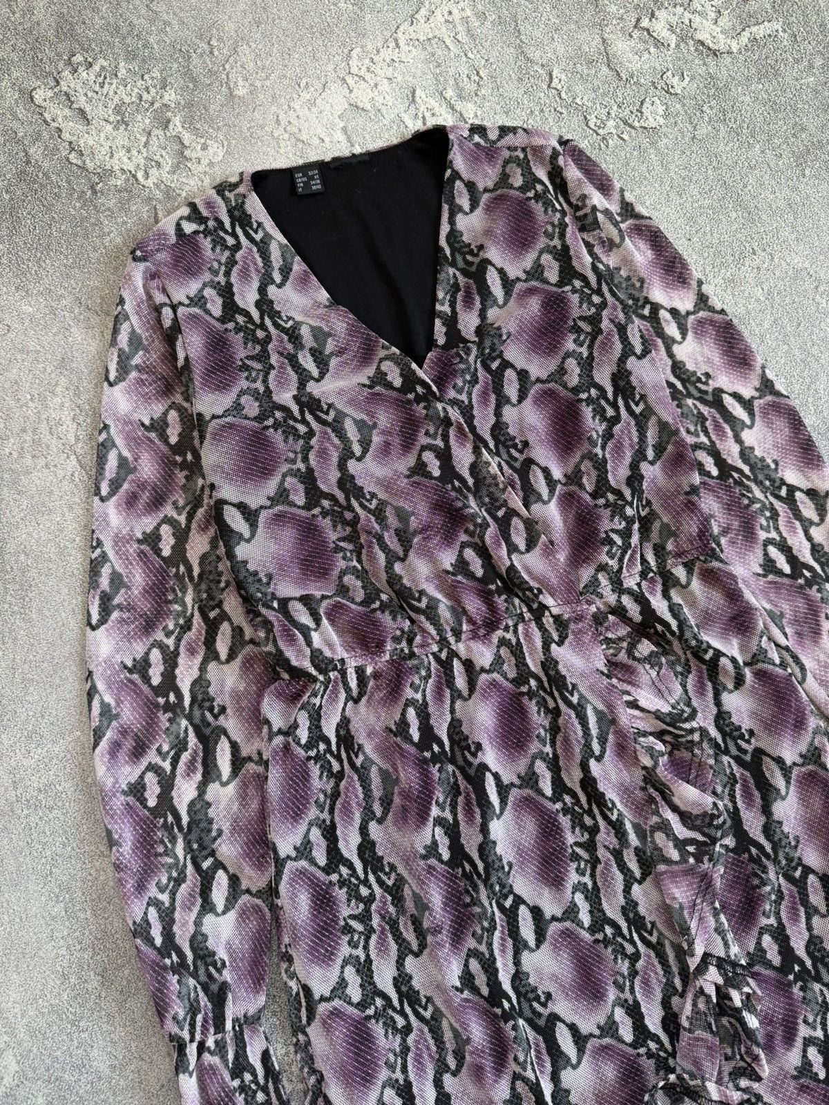 Designer × Japanese Brand × Vintage Mesh dress XS style like Save The Queen / Jean Paul Gaultier Size XS / US 0-2 / IT 36-38 - 2 Thumbnail