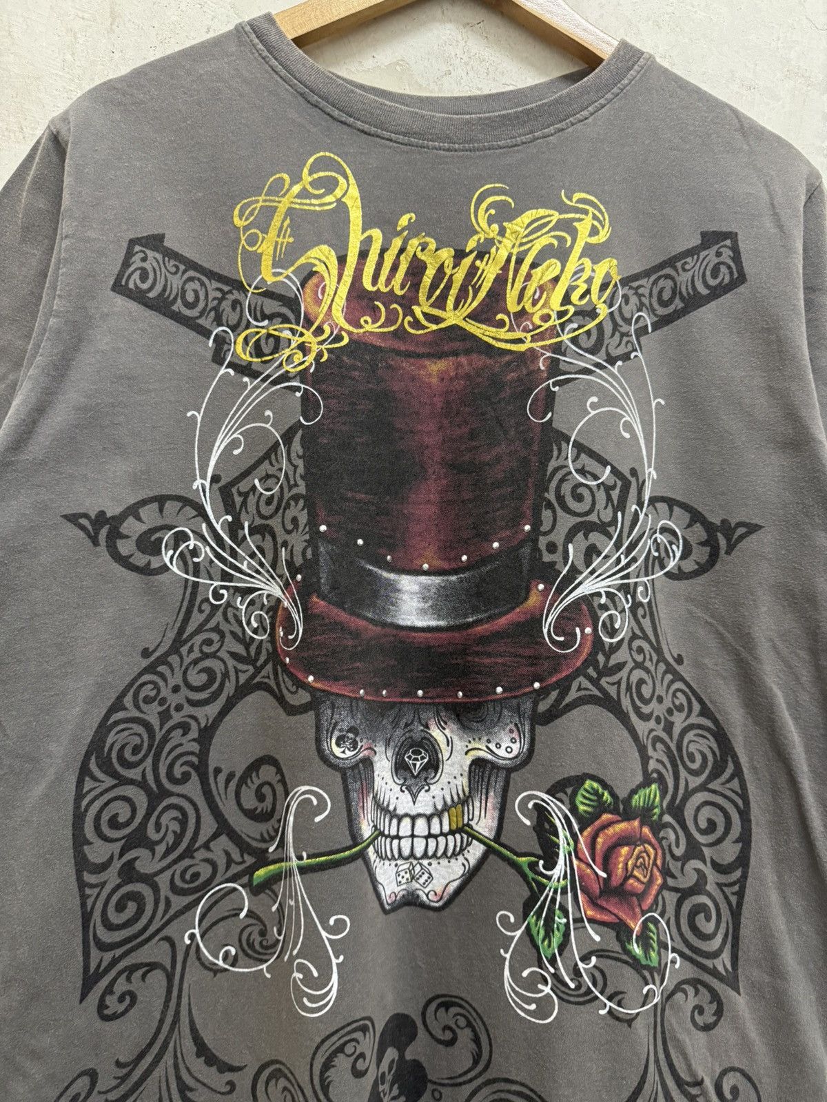 Affliction 2000s Minute Mirth affliction style Cross y2k Tees Size US L / EU 52-54 / 3 - 4 Thumbnail
