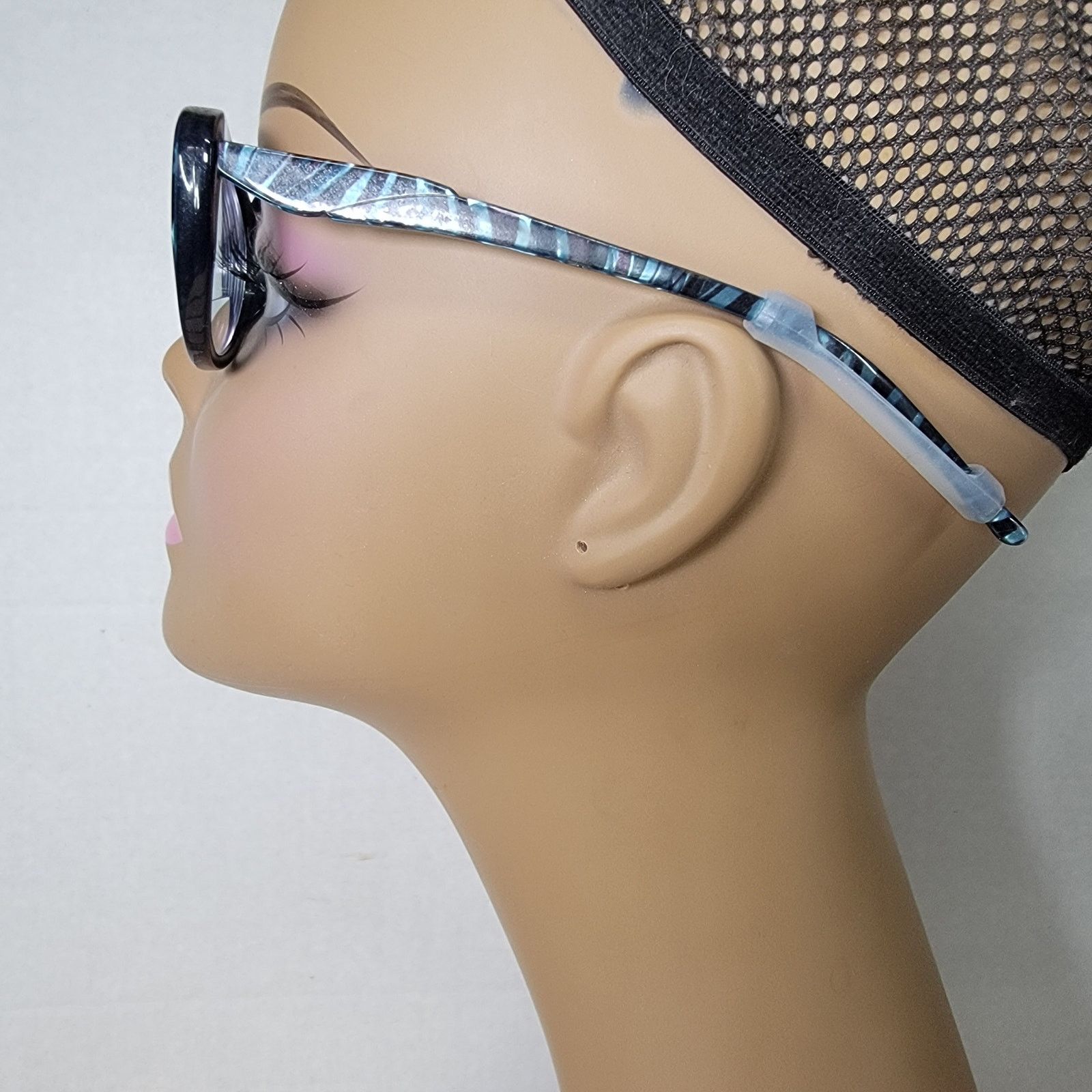 Other Frost Handmade Blue Marble Cat Eye Glasses From Germany Size ONE SIZE - 2 Thumbnail