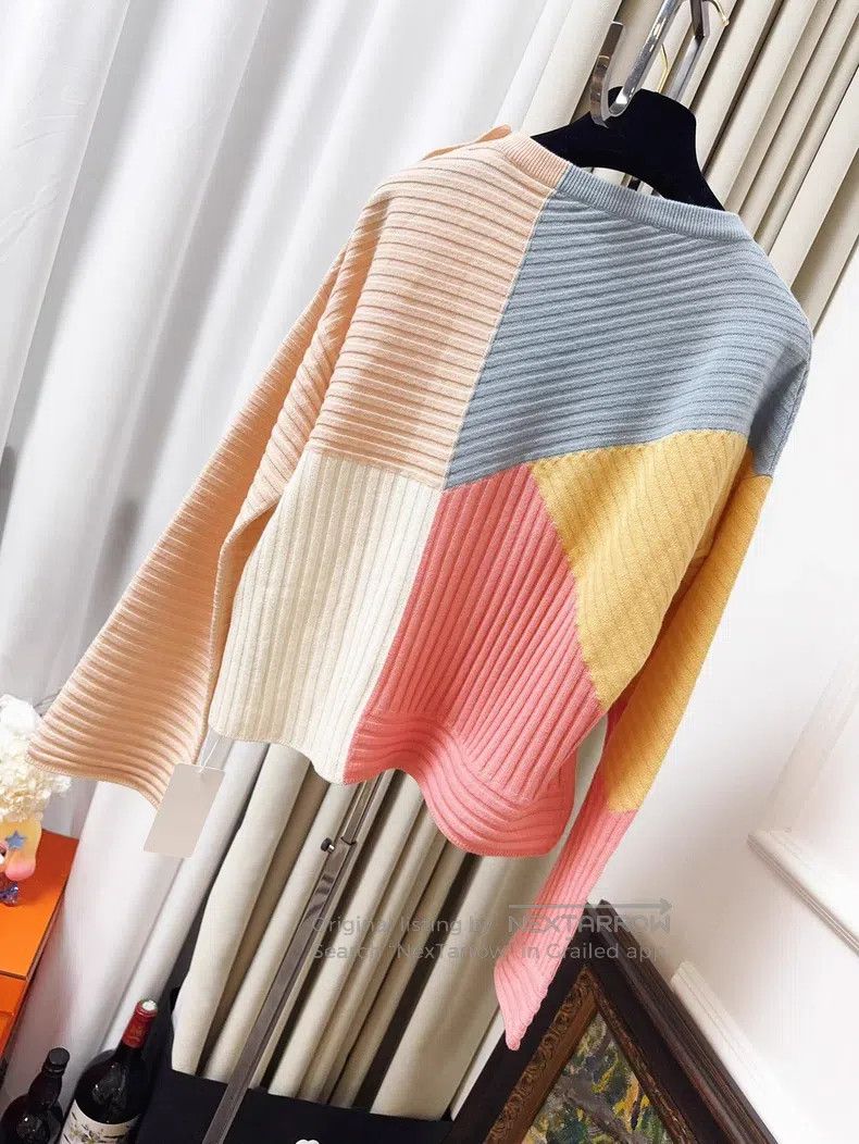 Loro Piana Loro Piana Color Blocked Cashmere Crewneck Knit Sweater Size XS / US 0-2 / IT 36-38 - 2 Thumbnail