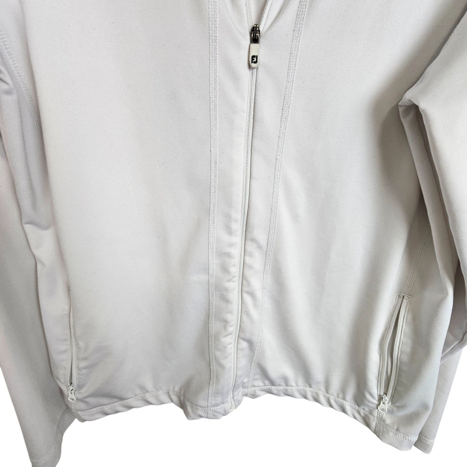 Footjoy FootJoy Womens Full Zip Golf Jacket Size L Athletic Stretch Size L / US 10 / IT 46 - 3 Thumbnail
