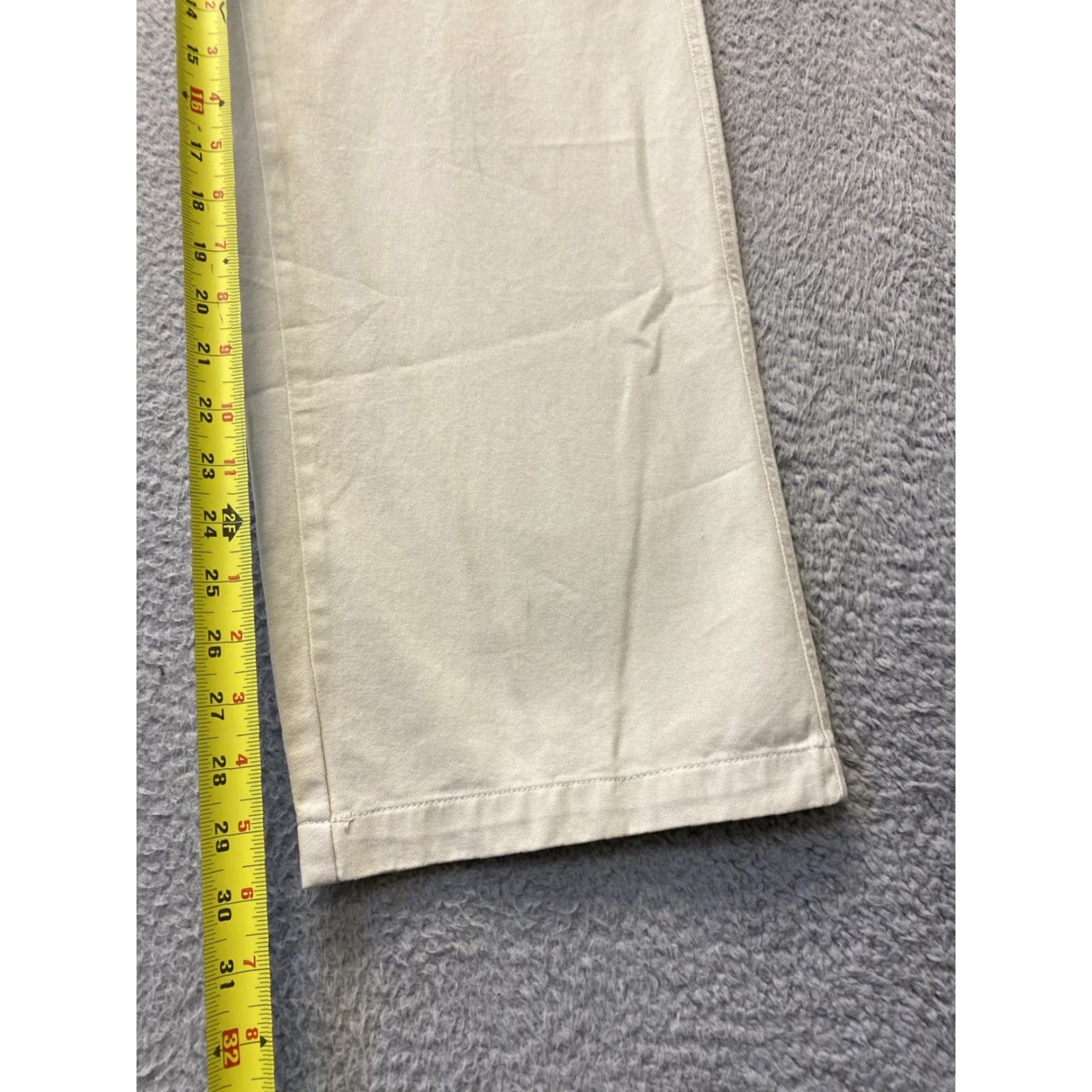Calvin Klein CALVIN KLEIN Pants Slim Regular 34x30 Men Dark Ivory / Ivory 34 Men's Casual Stretch pants Size US 34 / EU 50 - 4 Thumbnail