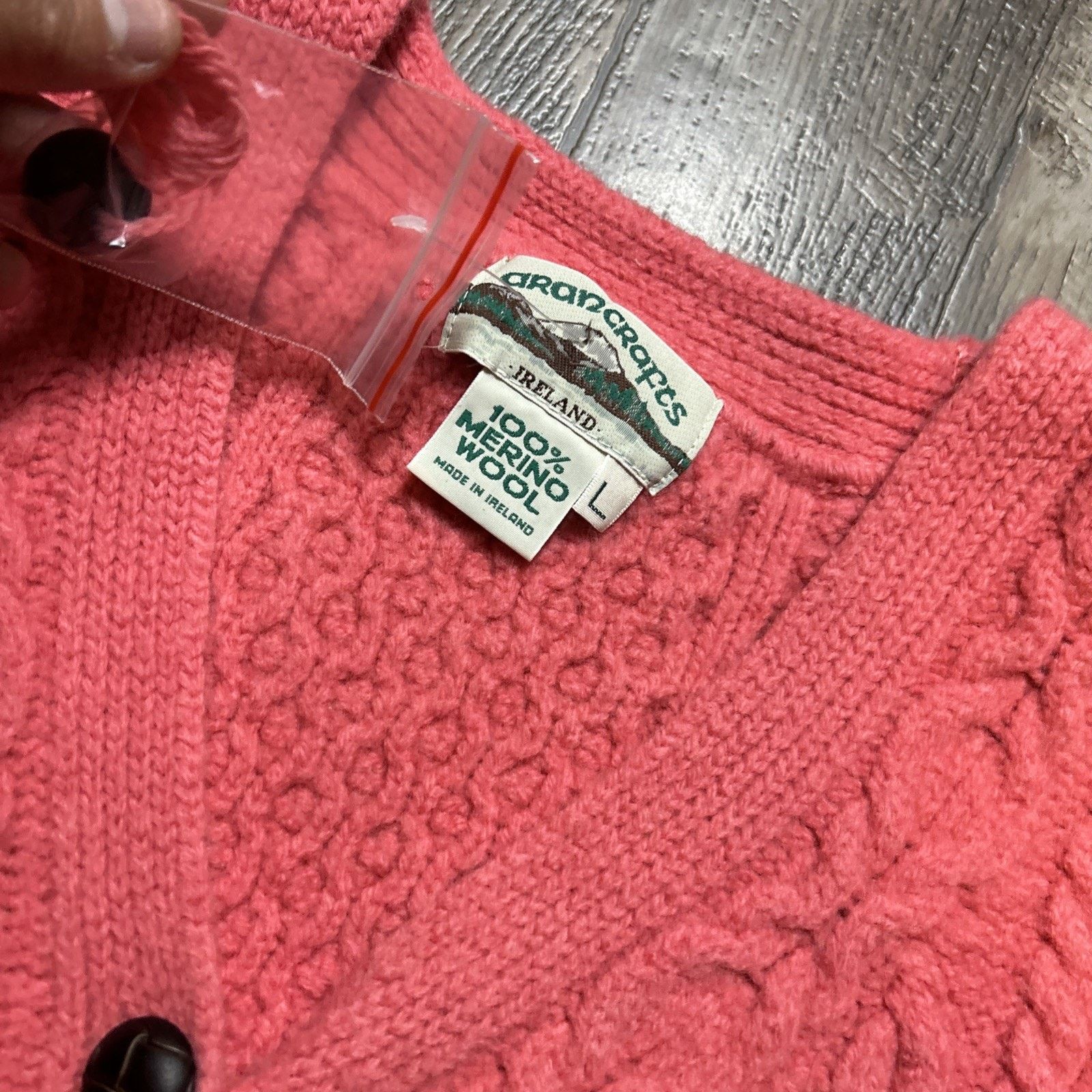 Aran Crafts Aran Crafts Merino Wool Cable Knit Cardigan Sweater Womens Size S / US 4 / IT 40 - 3 Thumbnail