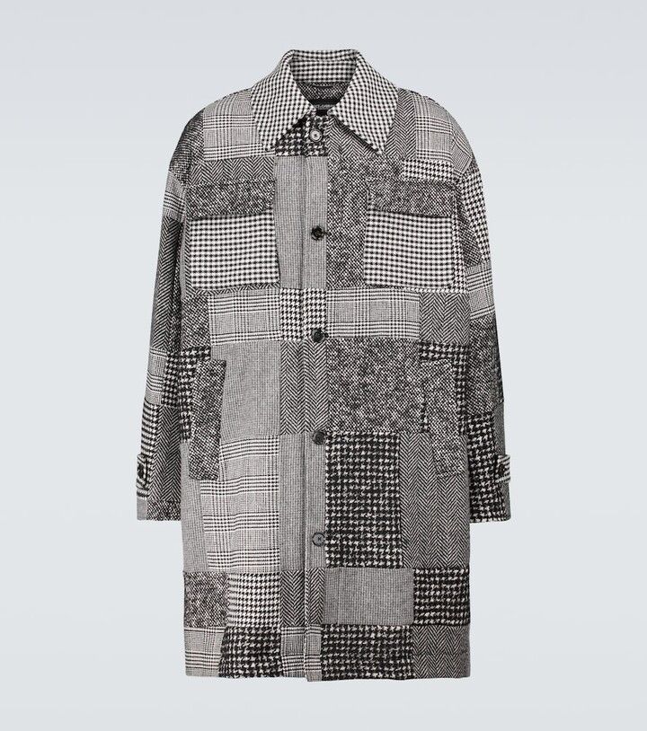 Dolce & Gabbana o1y0125 Button Coat in Multicolor Size US M / EU 48-50 / 2 - 1 Thumbnail