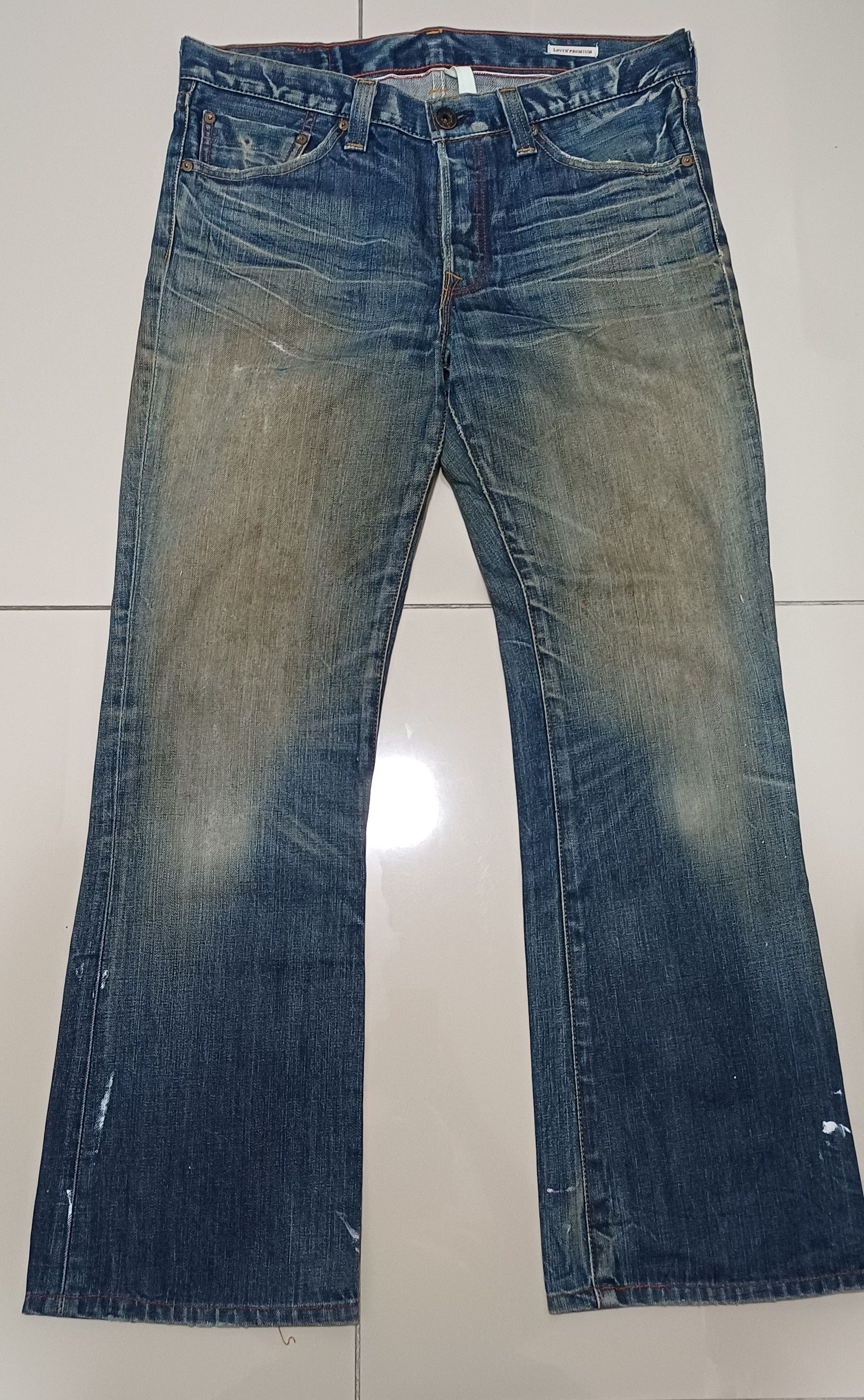 Big John VINTAGE LEVIS PREMIUM SELVEDGE JEANS Size US 30 / EU 46 - 1 Thumbnail