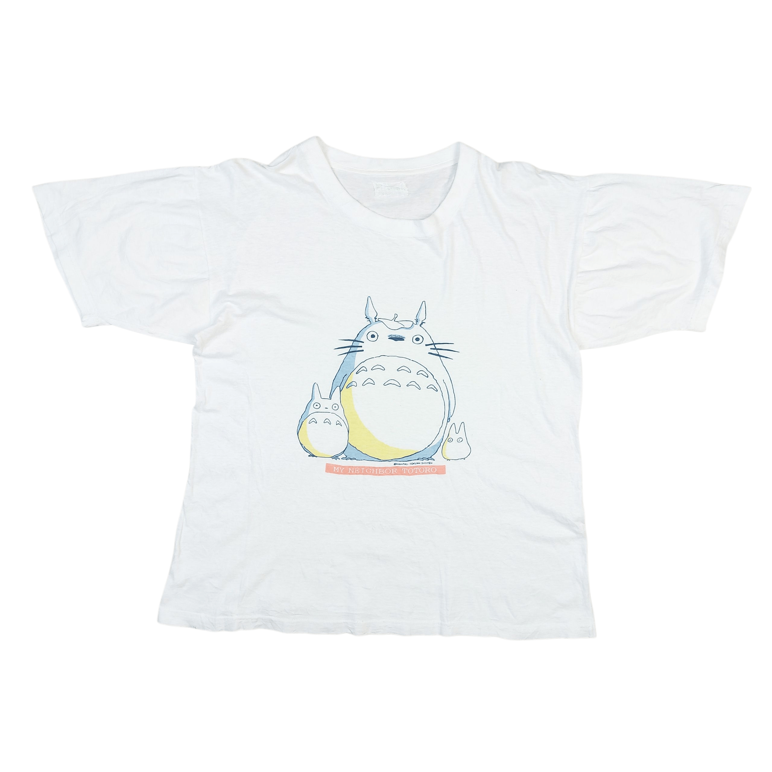 Anime Vintage 90s My Neighbor Totoro Studio Ghibli Collection TEE Size US L / EU 52-54 / 3 - 1 Thumbnail