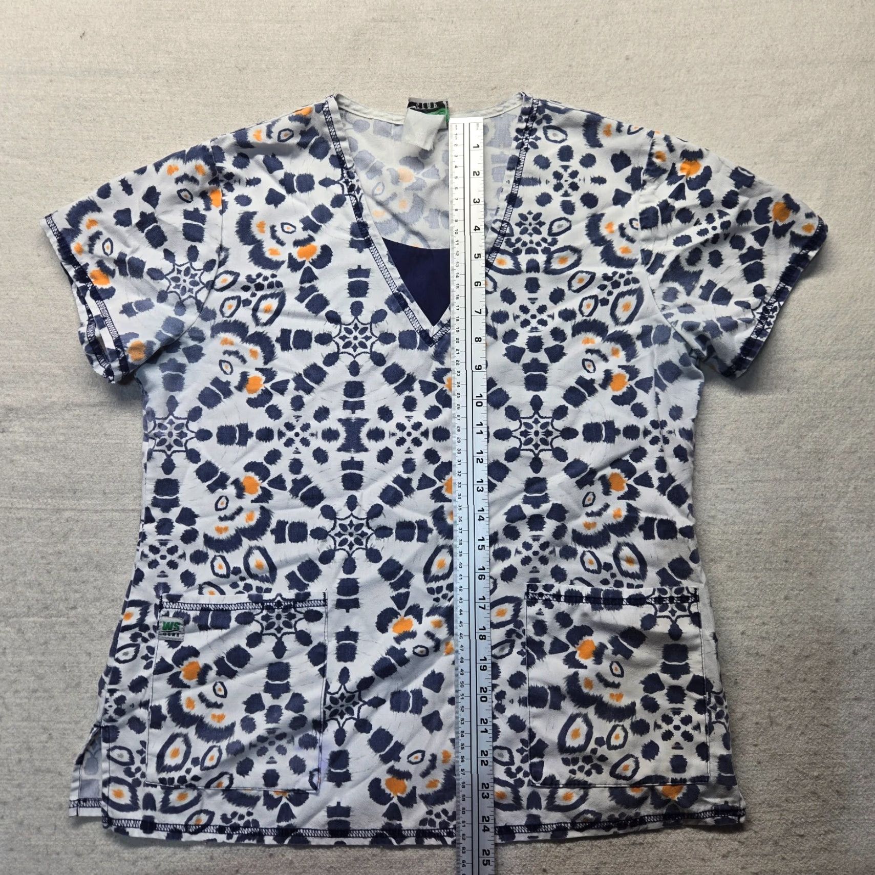 Vintage WS Gear Scrub Top Shirt Short Sleeve Adult Women's Size M Medium Size L / US 10 / IT 46 - 4 Thumbnail