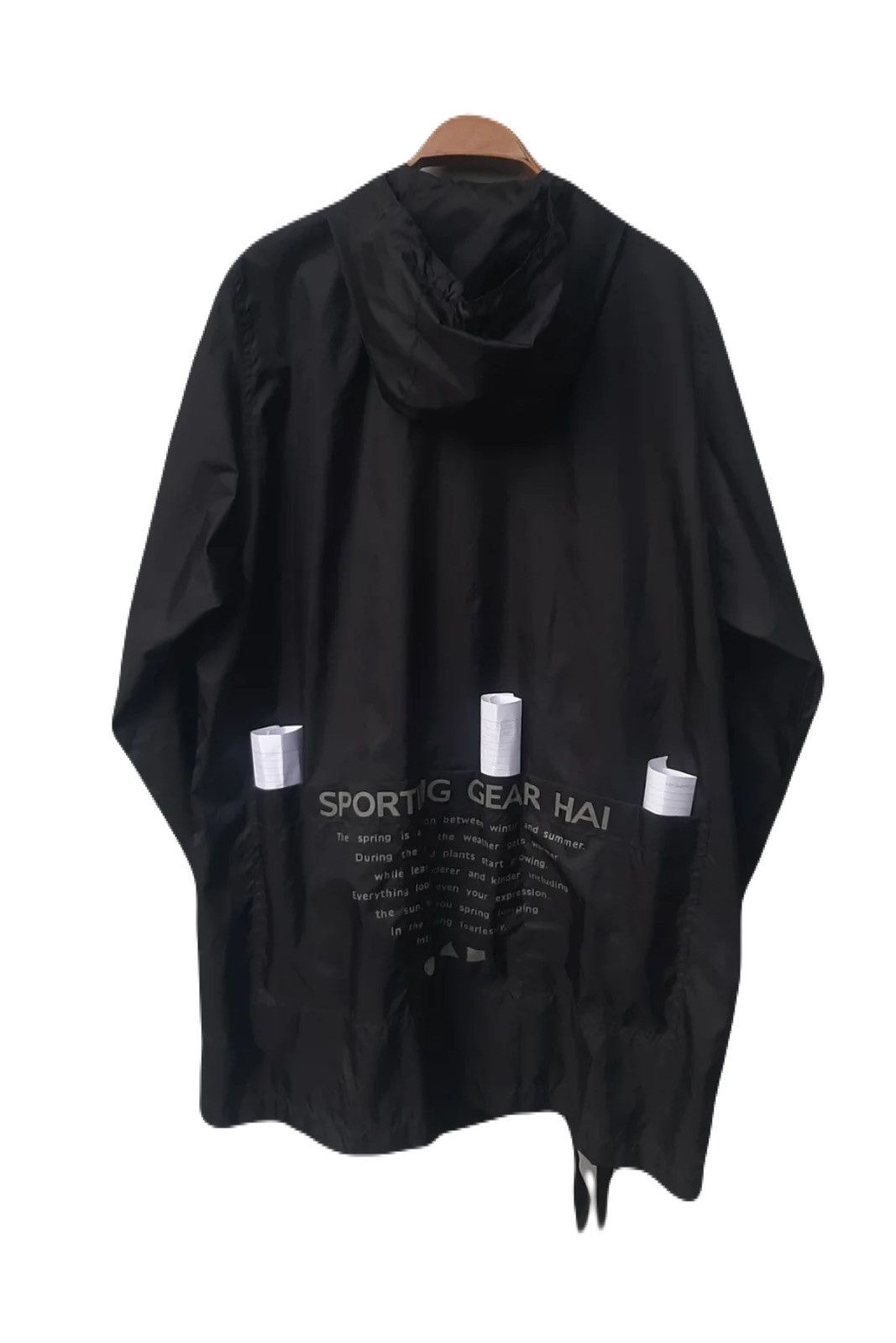 Issey Miyake 2000s Hai Sporting Gear Packable Survival Hodded Jacket Size US L / EU 52-54 / 3 - 1 Thumbnail