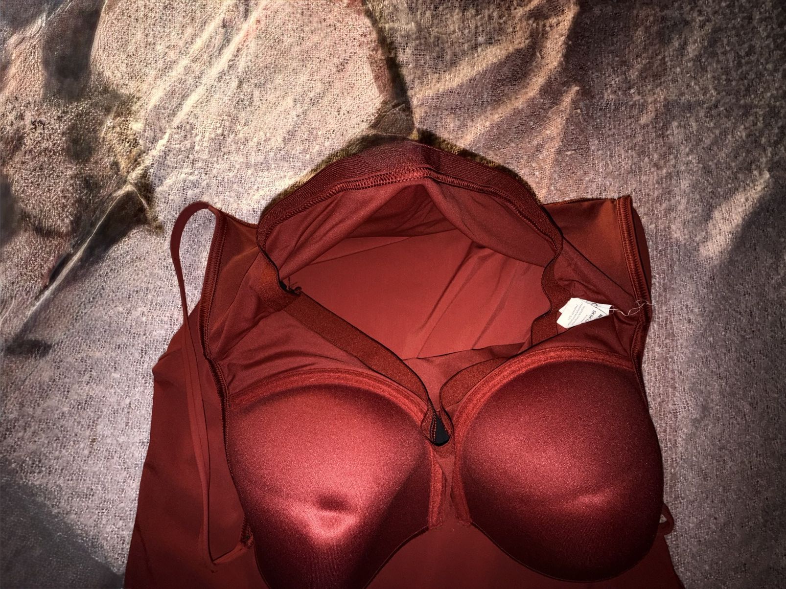 Calvin Klein Calvin Klein Sculpting Lycra Swim Set - Terracotta Sz 16 Size XL / US 12-14 / IT 48-50 - 16 Thumbnail