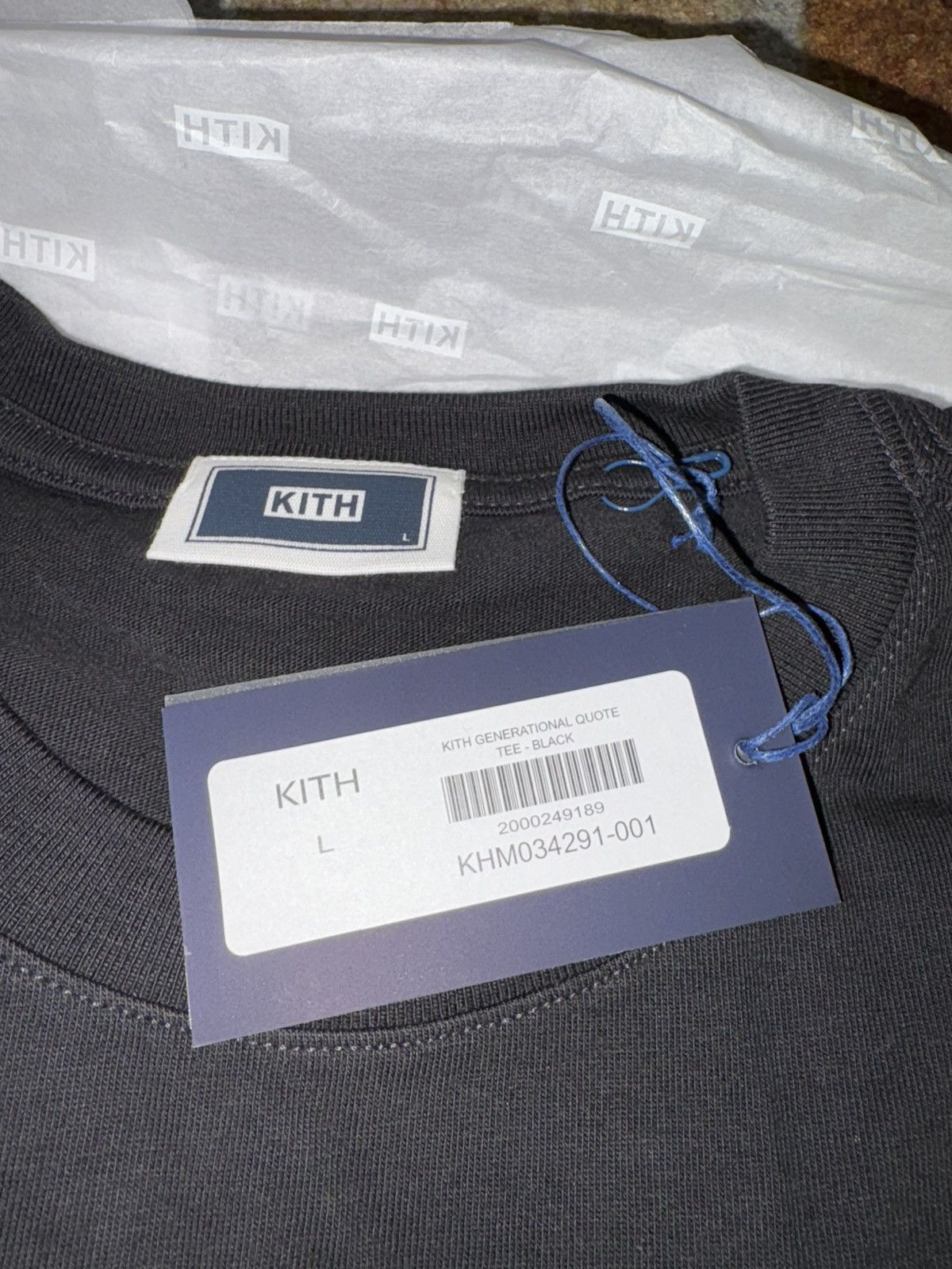 Kith Kith Generational Quote Tee Black Size US L / EU 52-54 / 3 - 4 Thumbnail