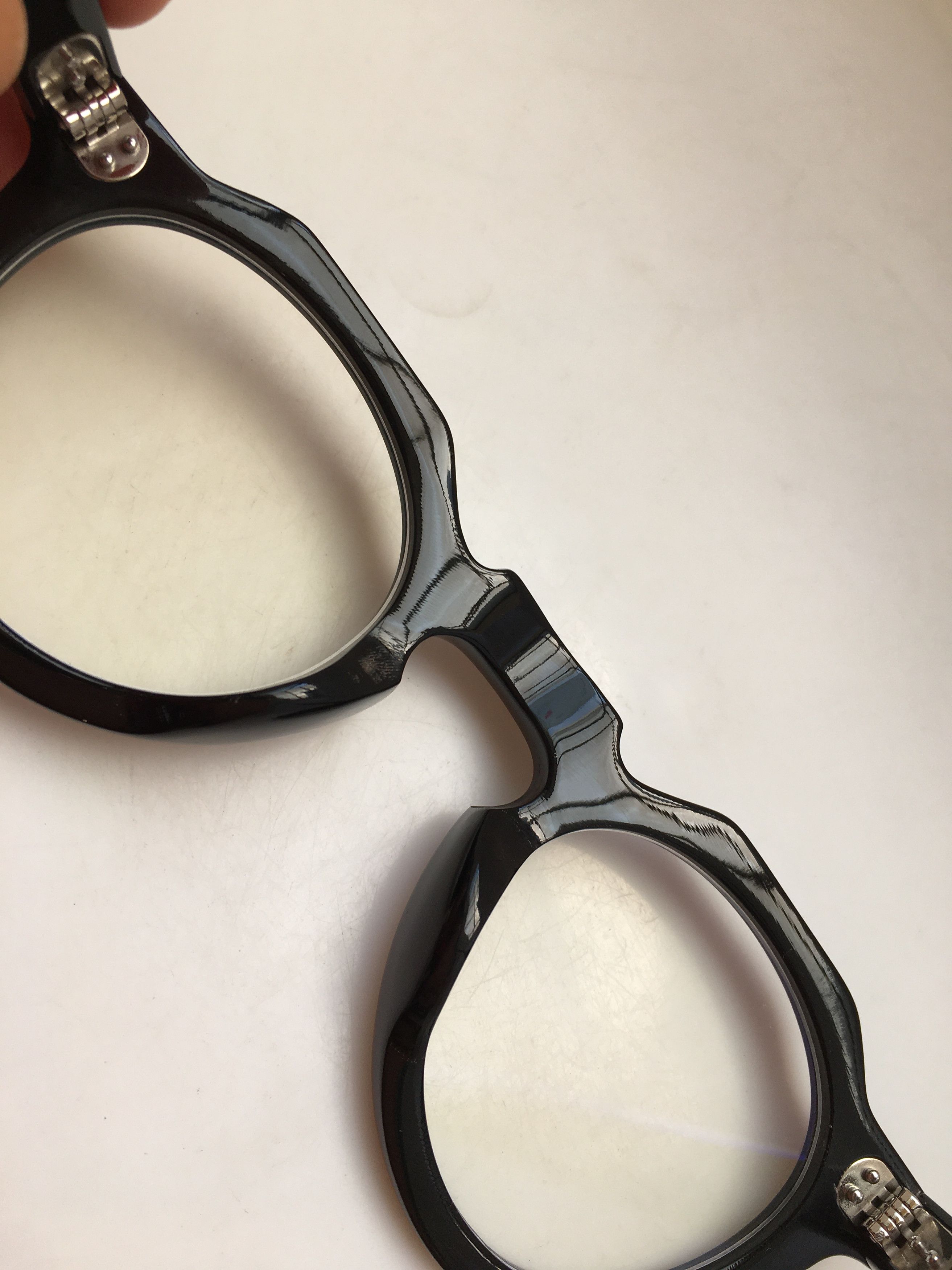 Lesca Lunetier Lesca Lunetier Genuine Horn PICA Architect Eyeglasses Size ONE SIZE - 5 Thumbnail