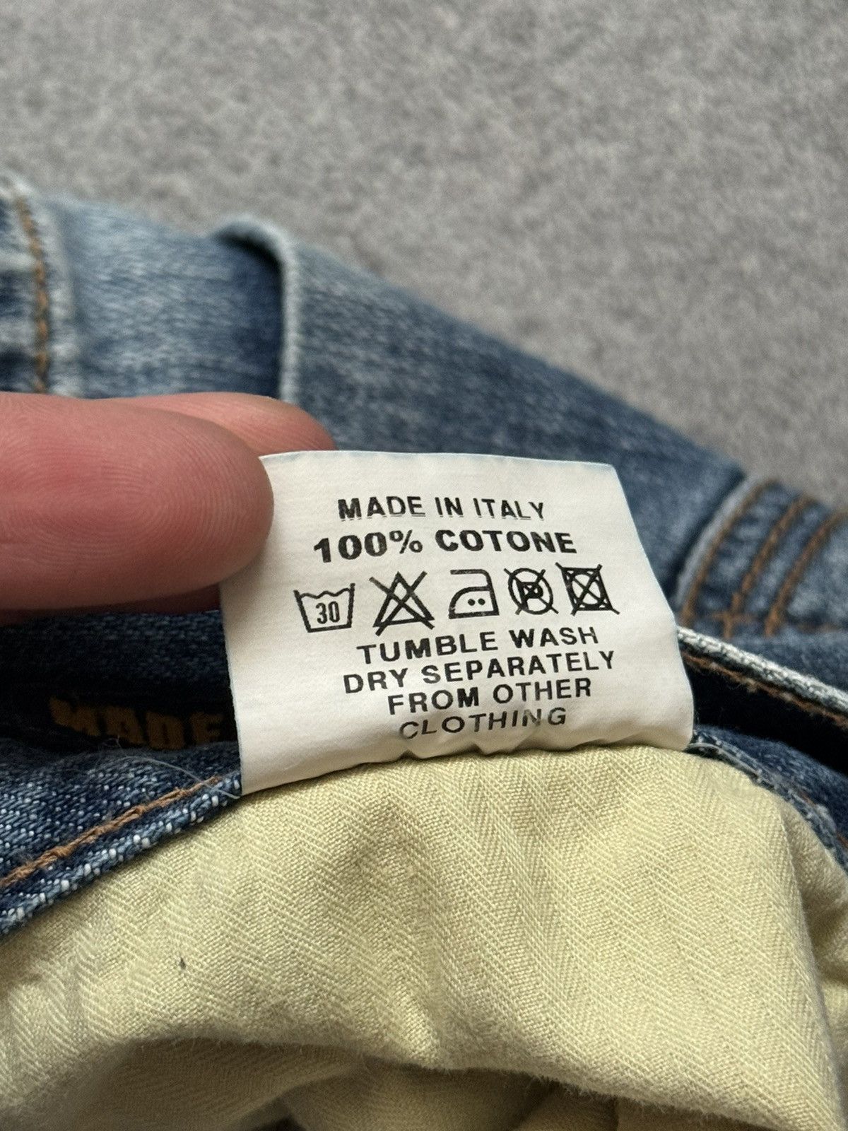 Japanese Brand The ninth 32/32 blue denim pant trouser Jean big logo scull Size US 32 / EU 48 - 16 Thumbnail