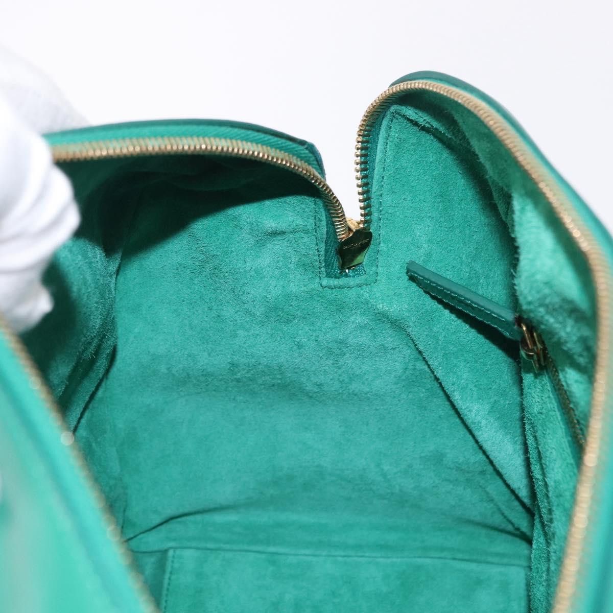 Saint Laurent Paris SAINT LAURENT Classic Duffle Bag Leather 2way Green Gold Size ONE SIZE - 25 Thumbnail