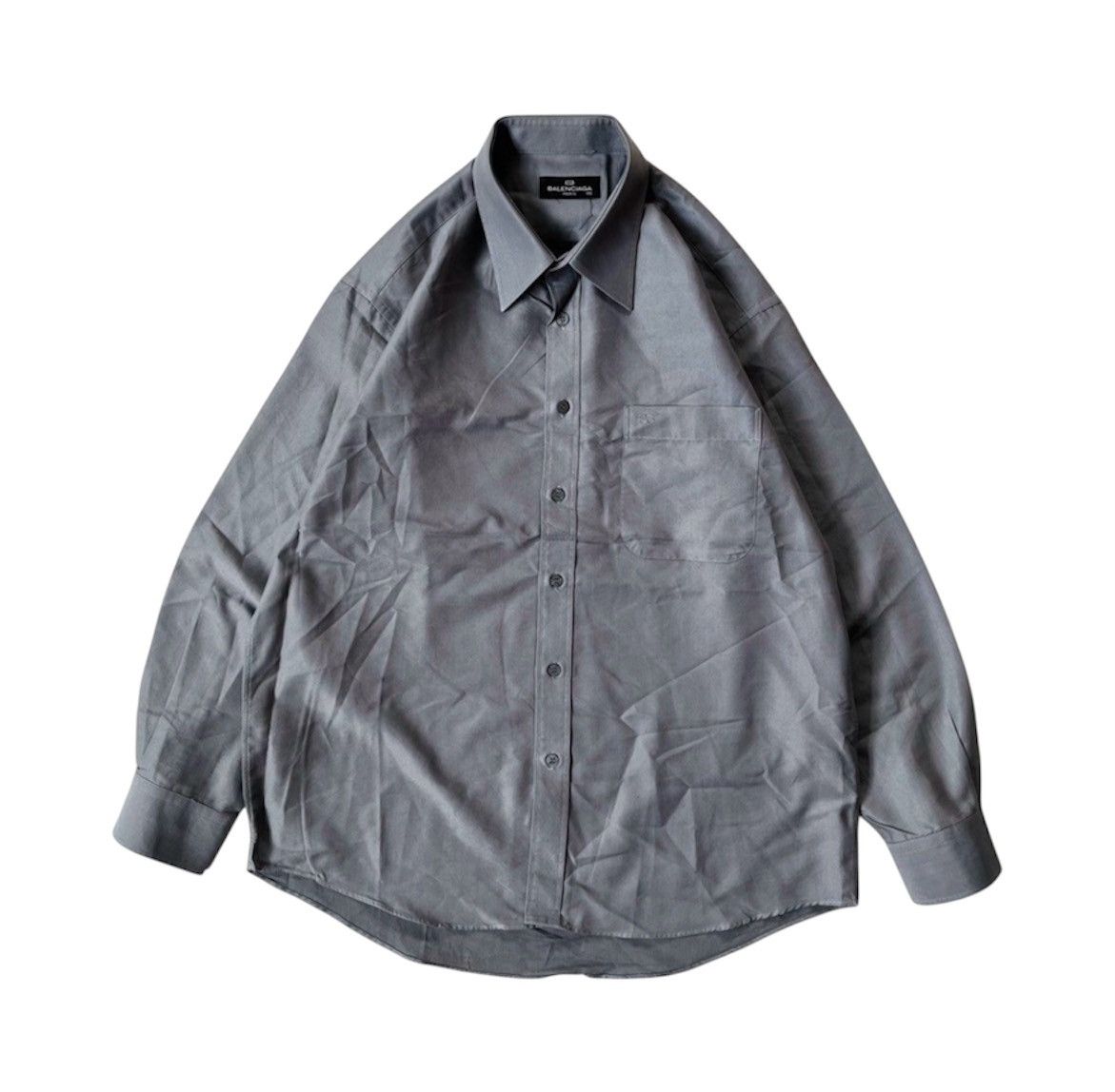 Balenciaga Vintage Balenciaga Long Sleeve Shirt Size US L / EU 52-54 / 3 - 1 Thumbnail