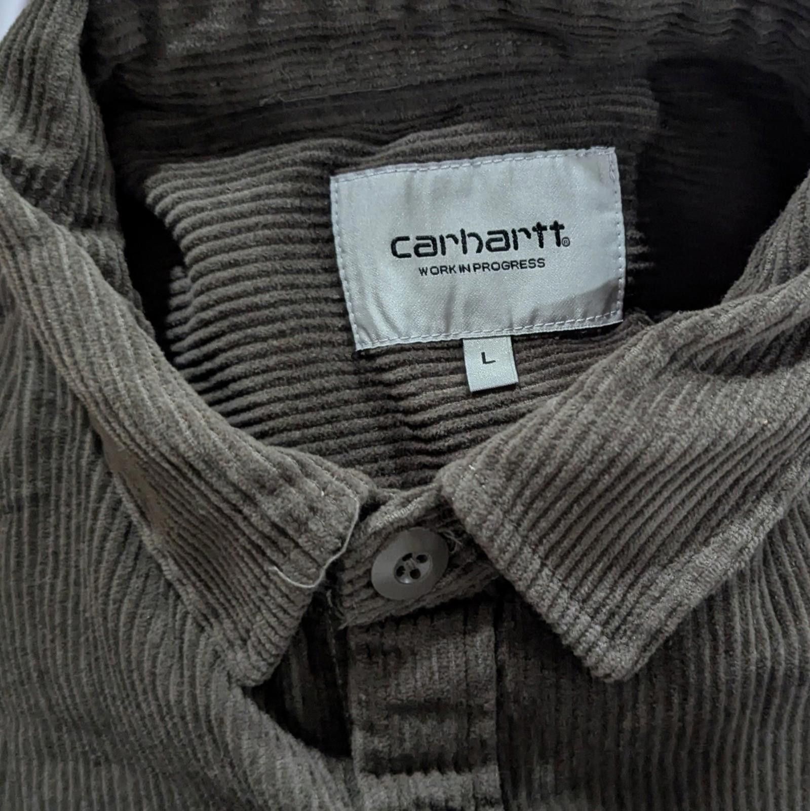 Carhartt Wip Carhartt WIP Flint Corduroy Shirt Office Green Rinsed Size L Size US L / EU 52-54 / 3 - 11 Thumbnail