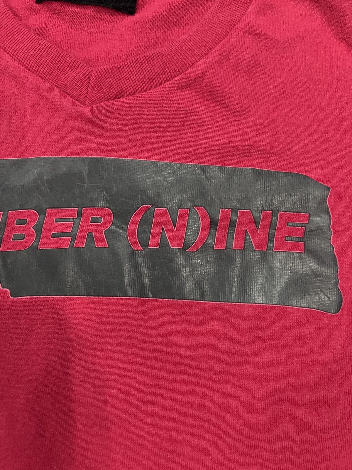 Number (N)ine Number (N)ine V-Neck Logo Patch T-Shirt Size US M / EU 48-50 / 2 - 5 Thumbnail