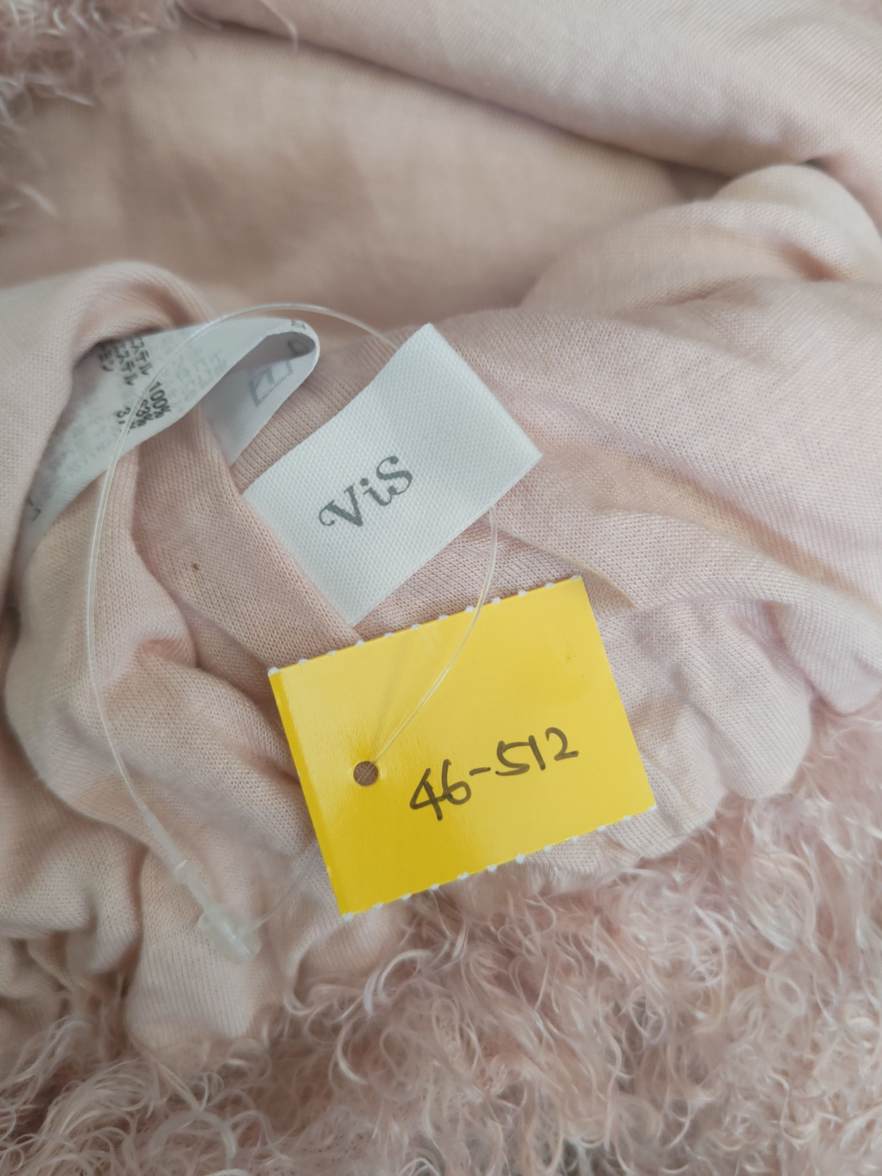Japanese Brand DL Vis Pink Fur Mohair Knitwear #46-512 Size S / US 4 / IT 40 - 12 Thumbnail