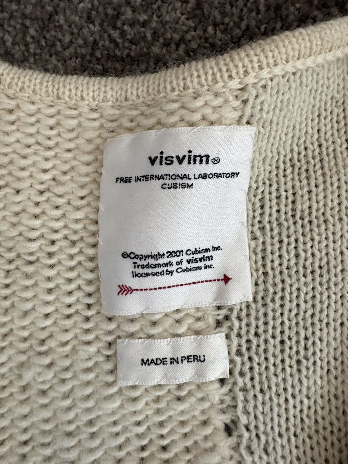 Visvim FW19 Visvim Highland V-Neck Wool Patchwork Sweater Size US L / EU 52-54 / 3 - 3 Thumbnail