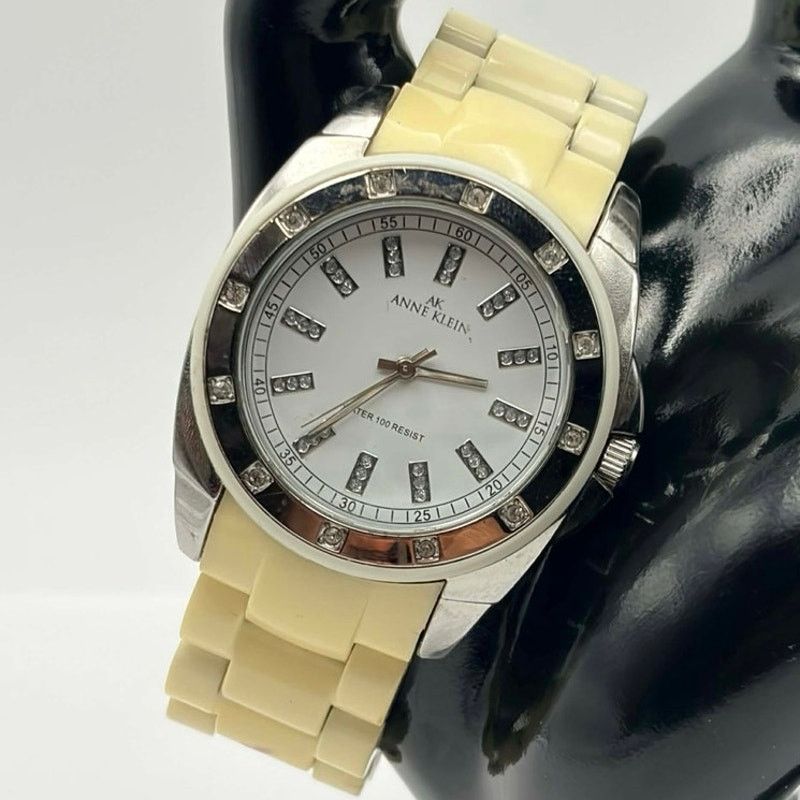 Anne Klein Silver & Cream Anne Klein Watch Size ONE SIZE - 2 Thumbnail