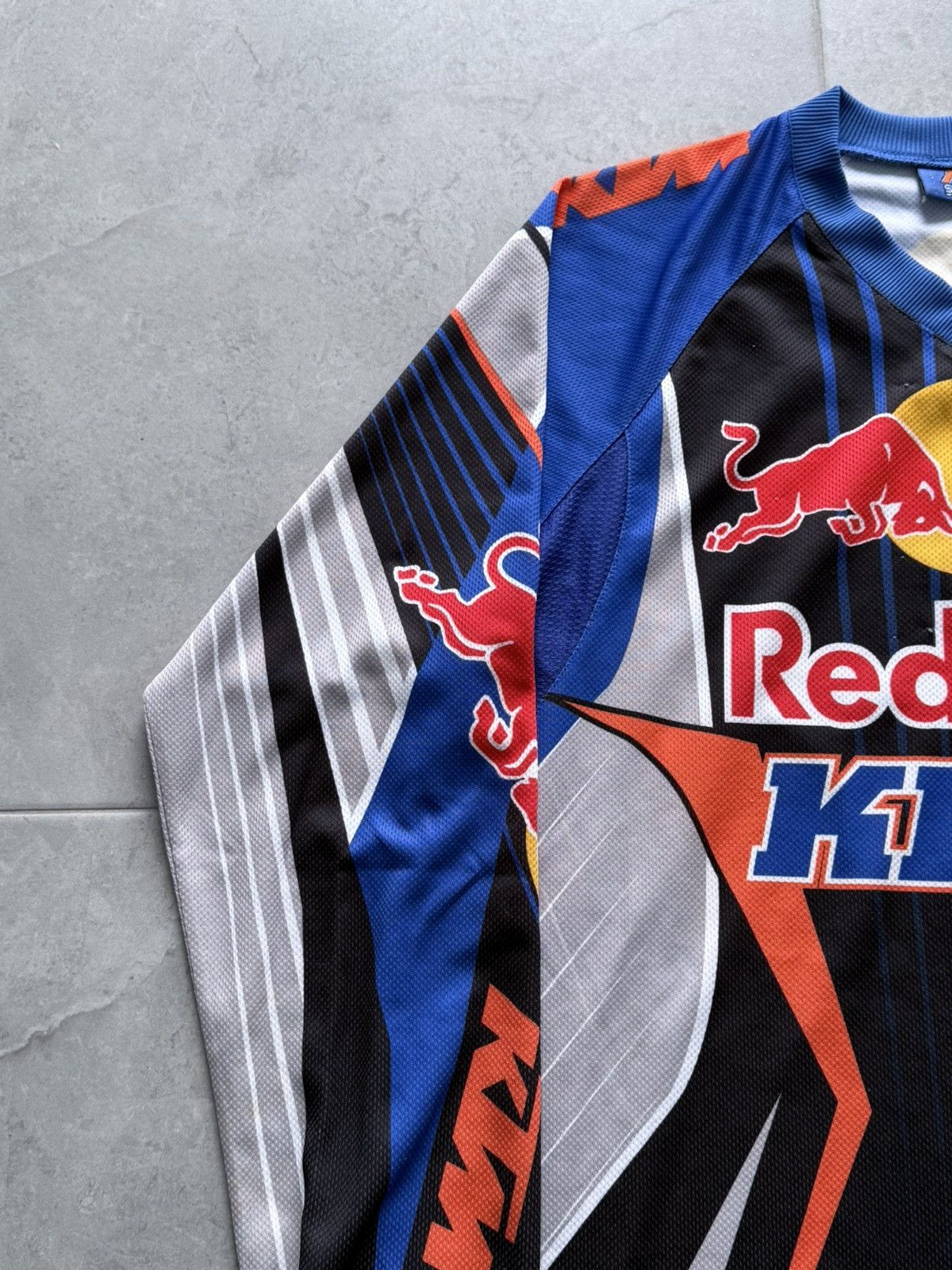 Red Bull Vintage Y2K Red Bull KTM Moto Jersey Size US XL / EU 56 / 4 - 4 Thumbnail