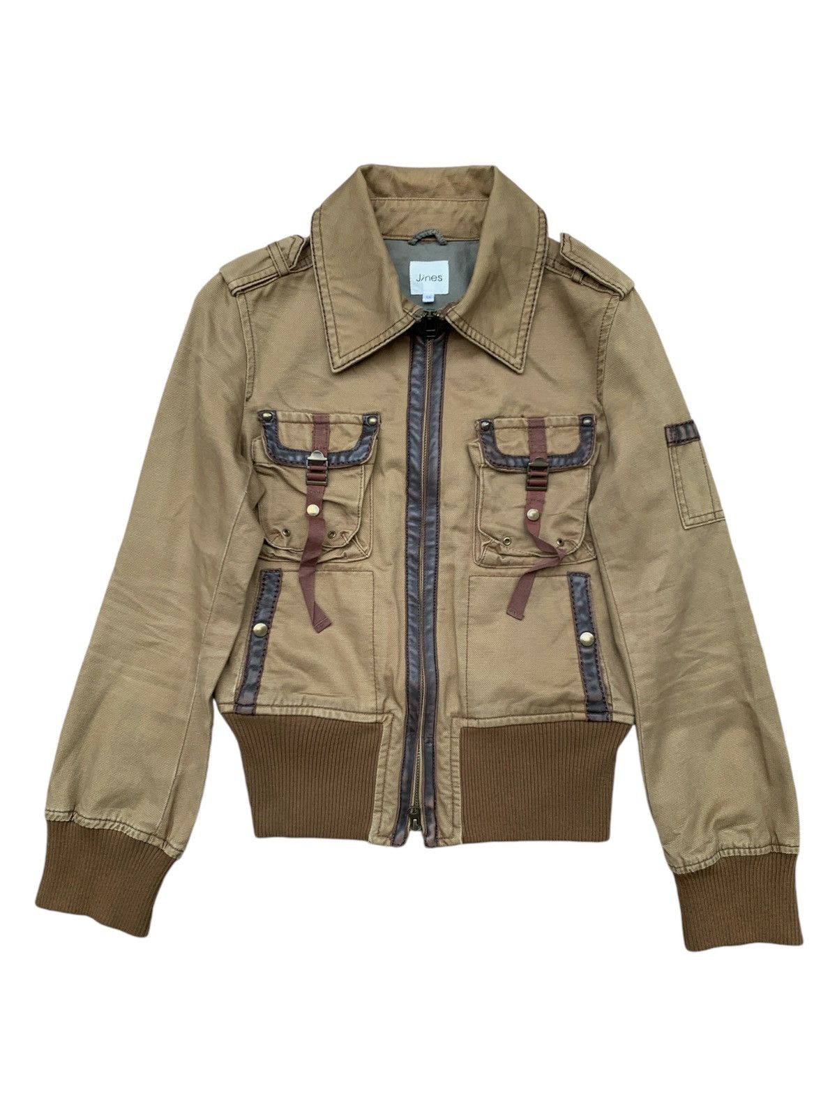 Japanese Brand 2000s Jines - Cargo Pocket Vkei Shirt Anarchy Bondage Jacket Size US S / EU 44-46 / 1 - 1 Thumbnail