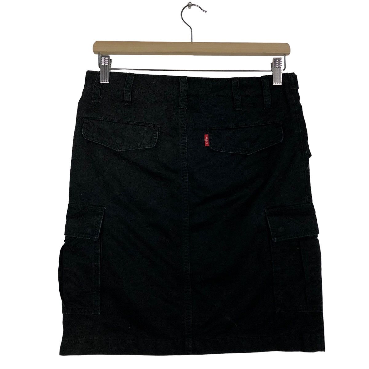 Levi's 🔥90’s Vintage Levi’s Denim Skirt Black Rich Size 30" / US 8 / IT 44 - 7 Thumbnail