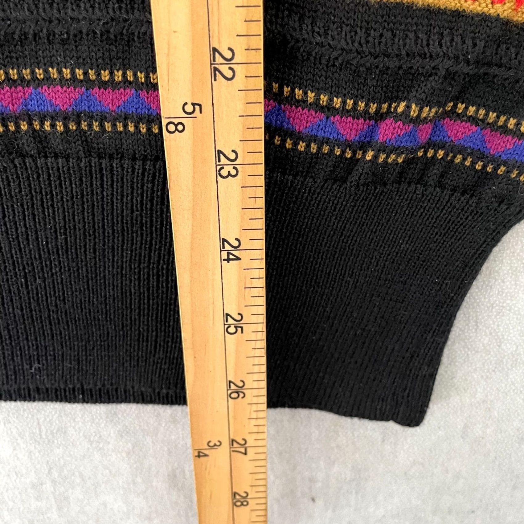 Vintage VINTAGE Meister Sweater Adult Large Wool Blend Geometric Apres Ski Gaper Men 80s Size US L / EU 52-54 / 3 - 7 Thumbnail