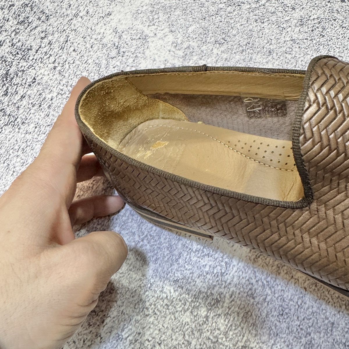 Designer × NAVYBOOT Navyboot Brown Leather Tassel Loafers US9 UK8 EU42 27cm Size US 9 / EU 42 - 15 Thumbnail