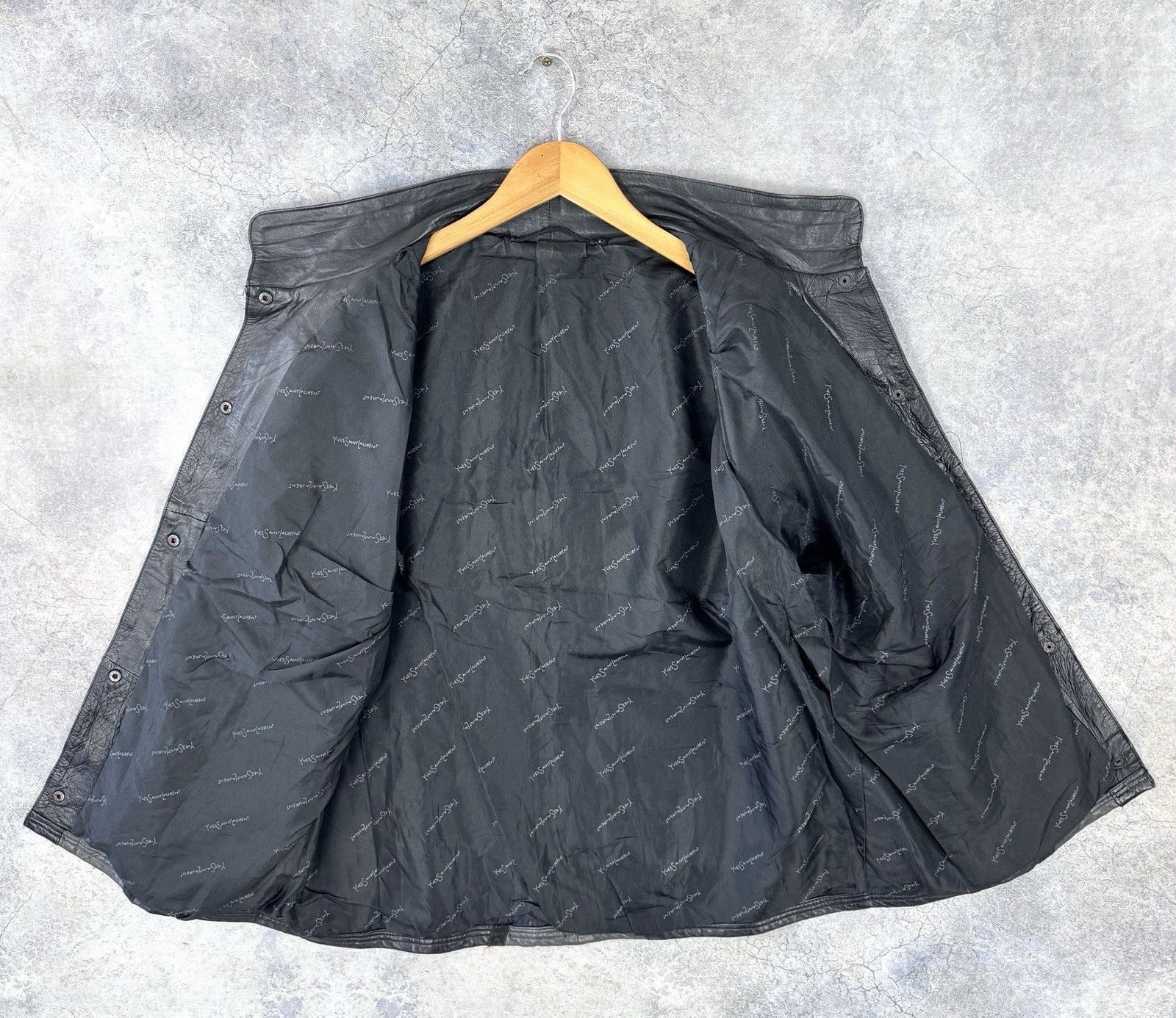 Yves Saint Laurent 1980s Vintage Yves Saint Laurent Leather Patch Work Women’s Size XL / US 12-14 / IT 48-50 - 12 Thumbnail