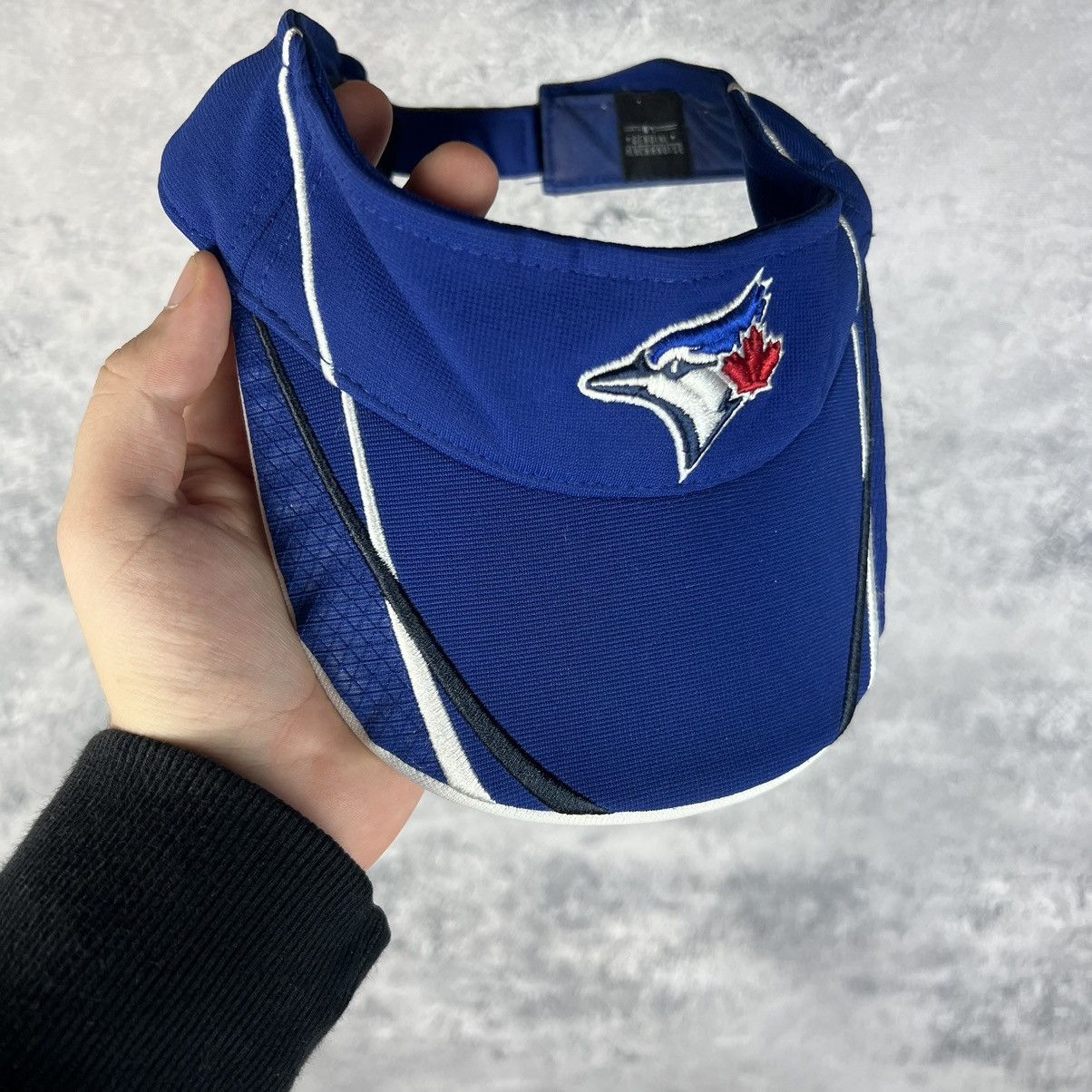 MLB Toronto Blue Jays Vintage Visor Cap Men's Blue One Size Size ONE SIZE - 3 Thumbnail